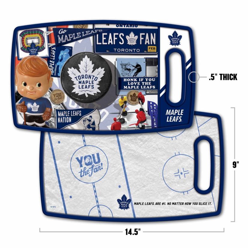 YouTheFan NHL Toronto Maple Leafs Retro Series Cutting Board