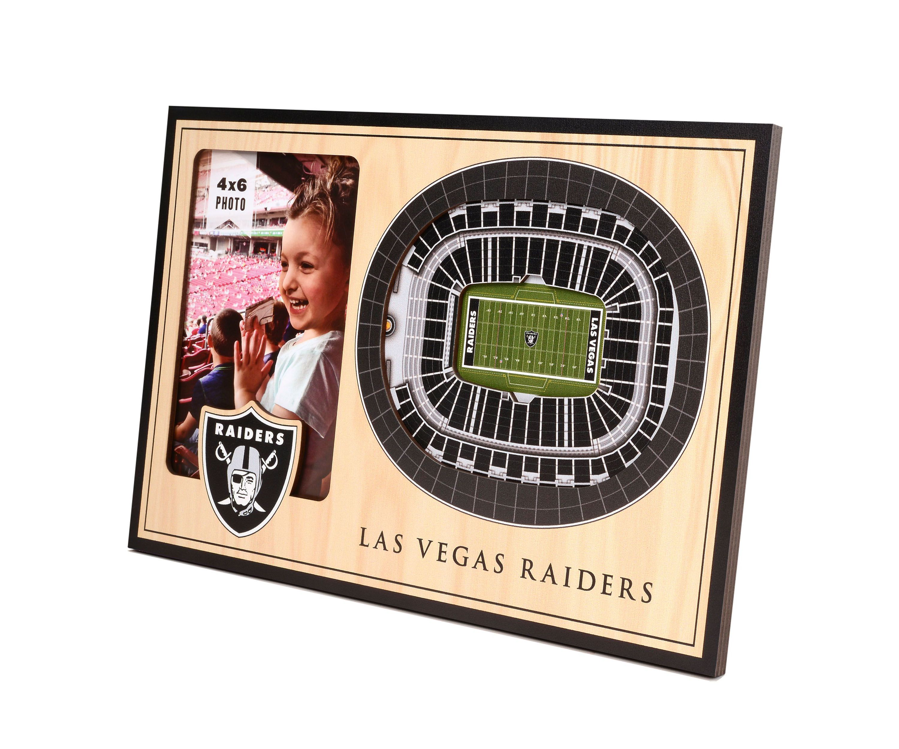 Oakland Raiders YouTheFan NFL Las Vegas Raiders 3D StadiumView Picture Frame - Allegiant Stadium
