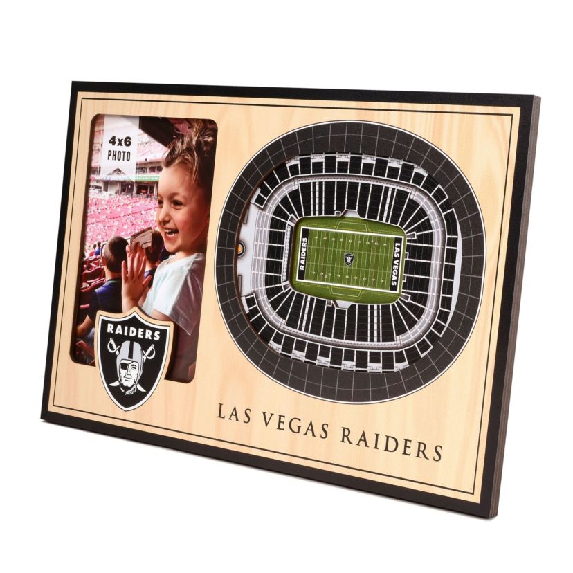 Oakland Raiders YouTheFan NFL Las Vegas Raiders 3D StadiumView Picture Frame - Allegiant Stadium