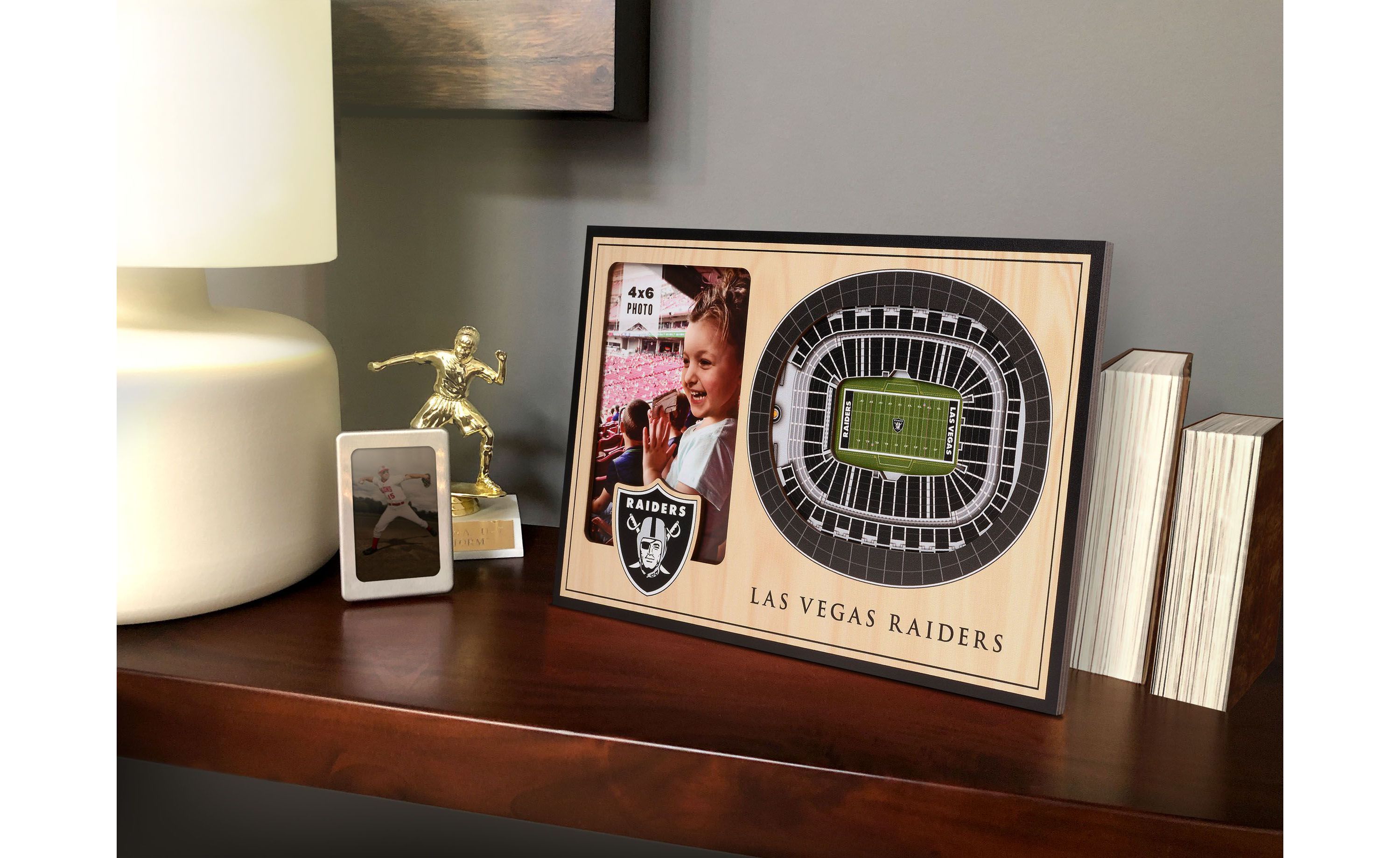 Oakland Raiders YouTheFan NFL Las Vegas Raiders 3D StadiumView Picture Frame - Allegiant Stadium