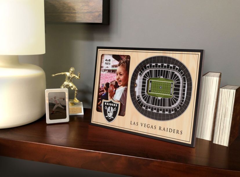 Oakland Raiders YouTheFan NFL Las Vegas Raiders 3D StadiumView Picture Frame - Allegiant Stadium