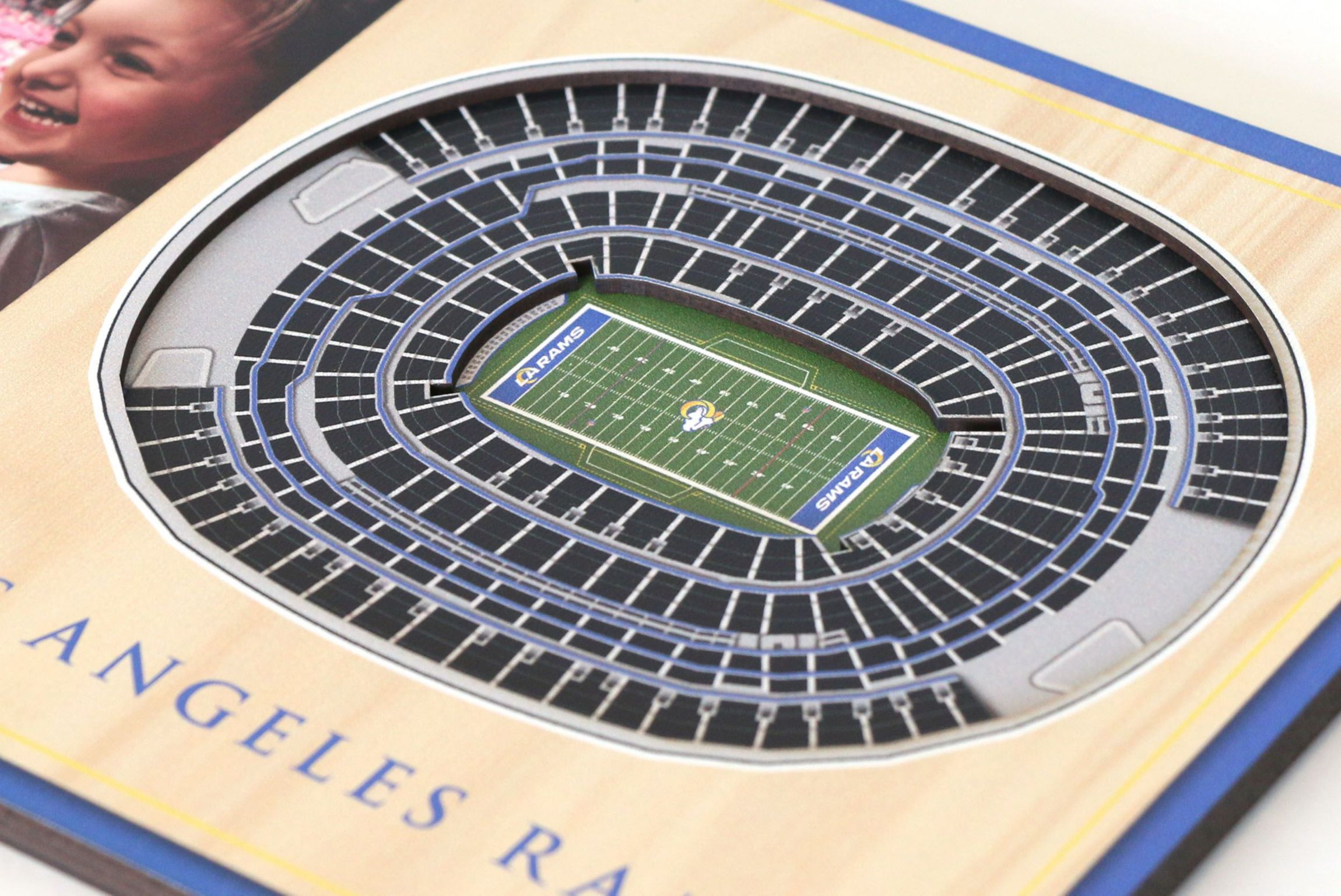 YouTheFan NFL Los Angeles Rams 3D StadiumView Picture Frame - SoFi Stadium