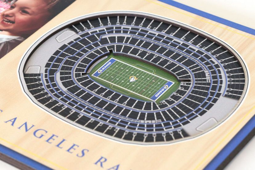 YouTheFan NFL Los Angeles Rams 3D StadiumView Picture Frame - SoFi Stadium