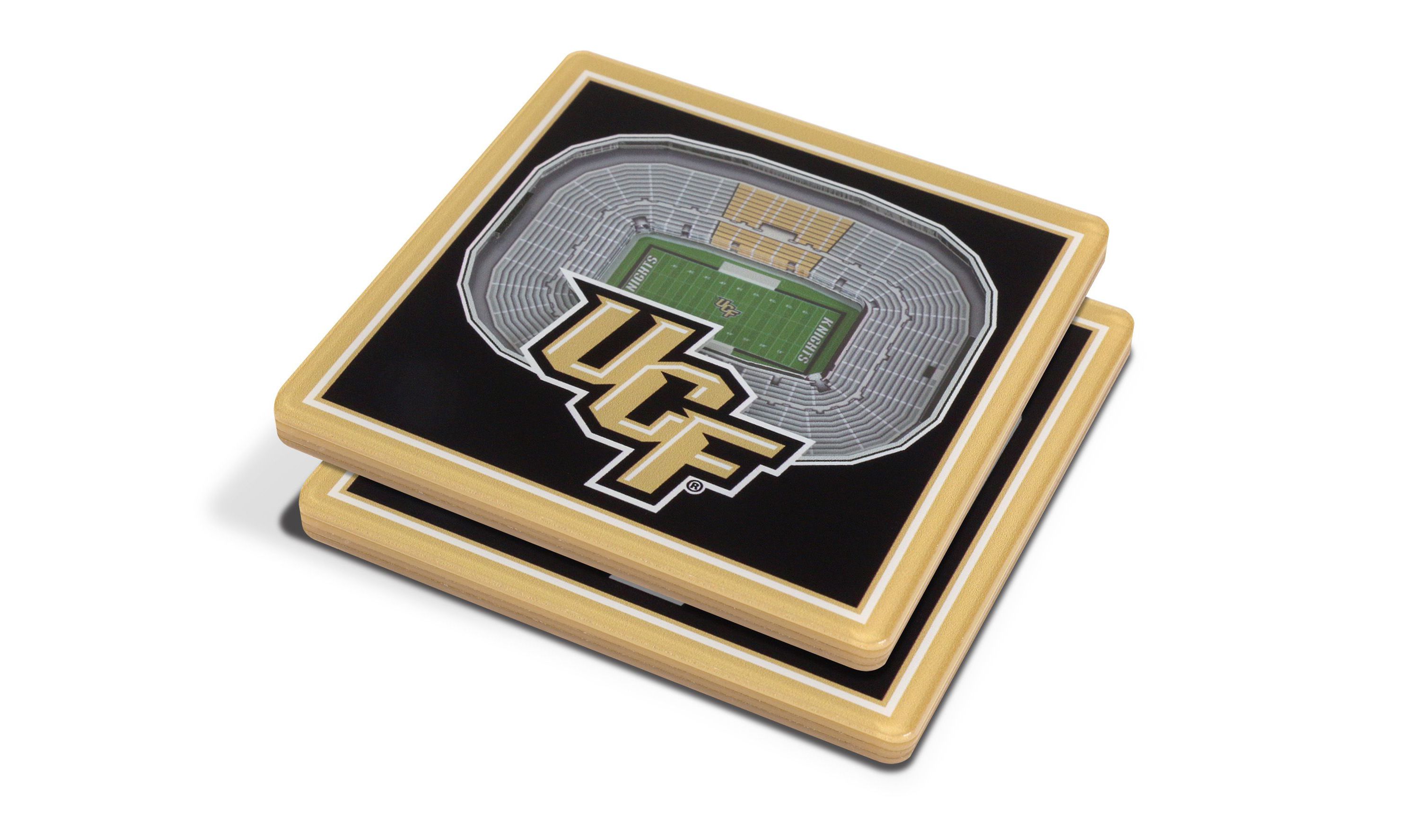 YouTheFan NCAA Central Florida Knights 3D StadiumView Coasters - Spectrum Stadium