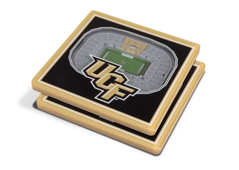 YouTheFan NCAA Central Florida Knights 3D StadiumView Coasters - Spectrum Stadium