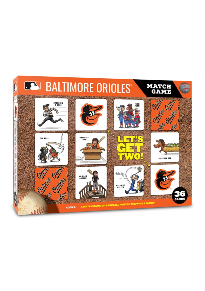 YouTheFan MLB Baltimore Orioles Licensed Memory Match Game