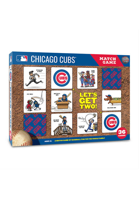 MLB Chicago Cubs Licensed Memory Match Game