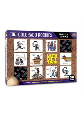 YouTheFan MLB Colorado Rockies Licensed Memory Match Game