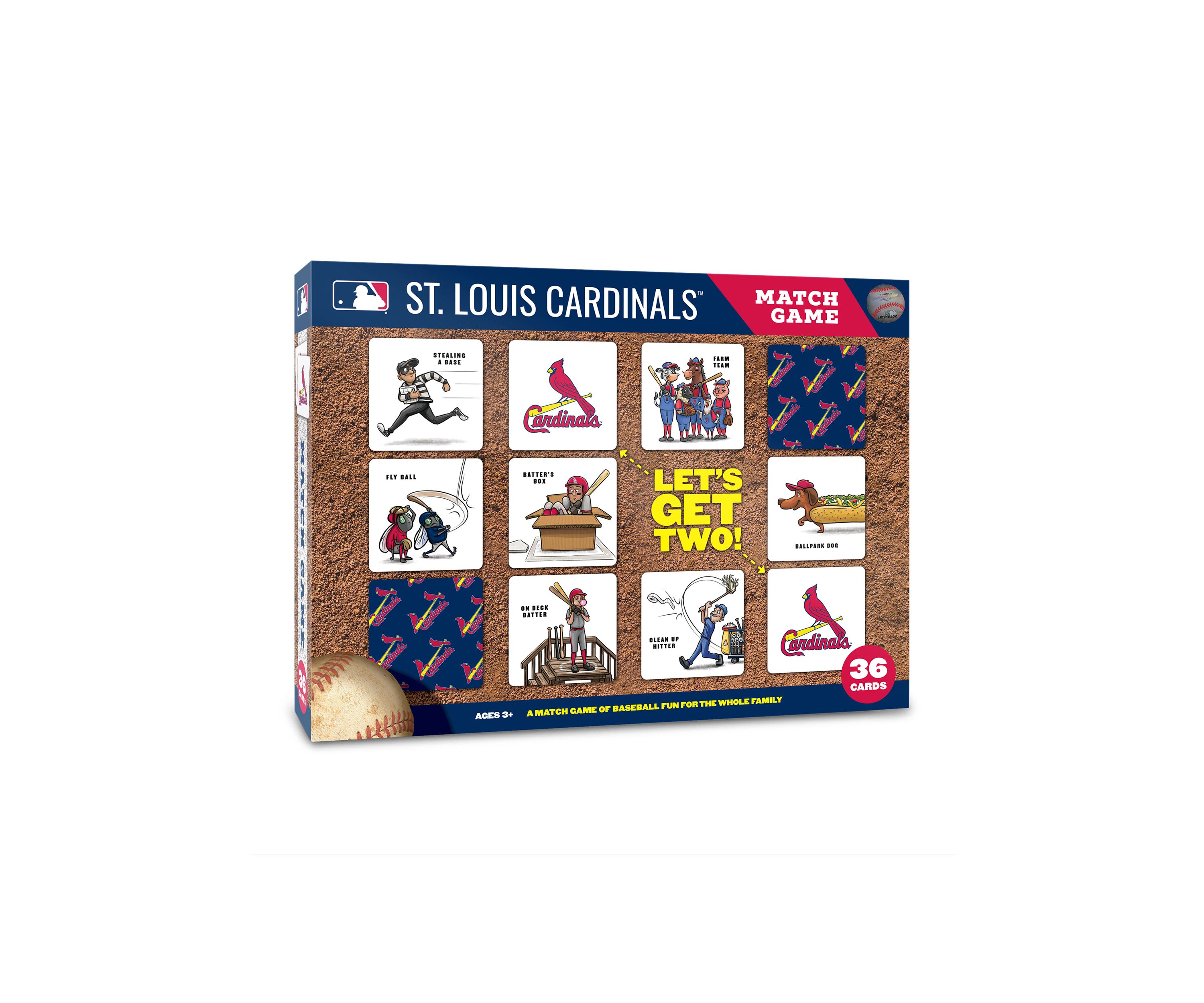 YouTheFan MLB St. Louis Cardinals Licensed Memory Match Game