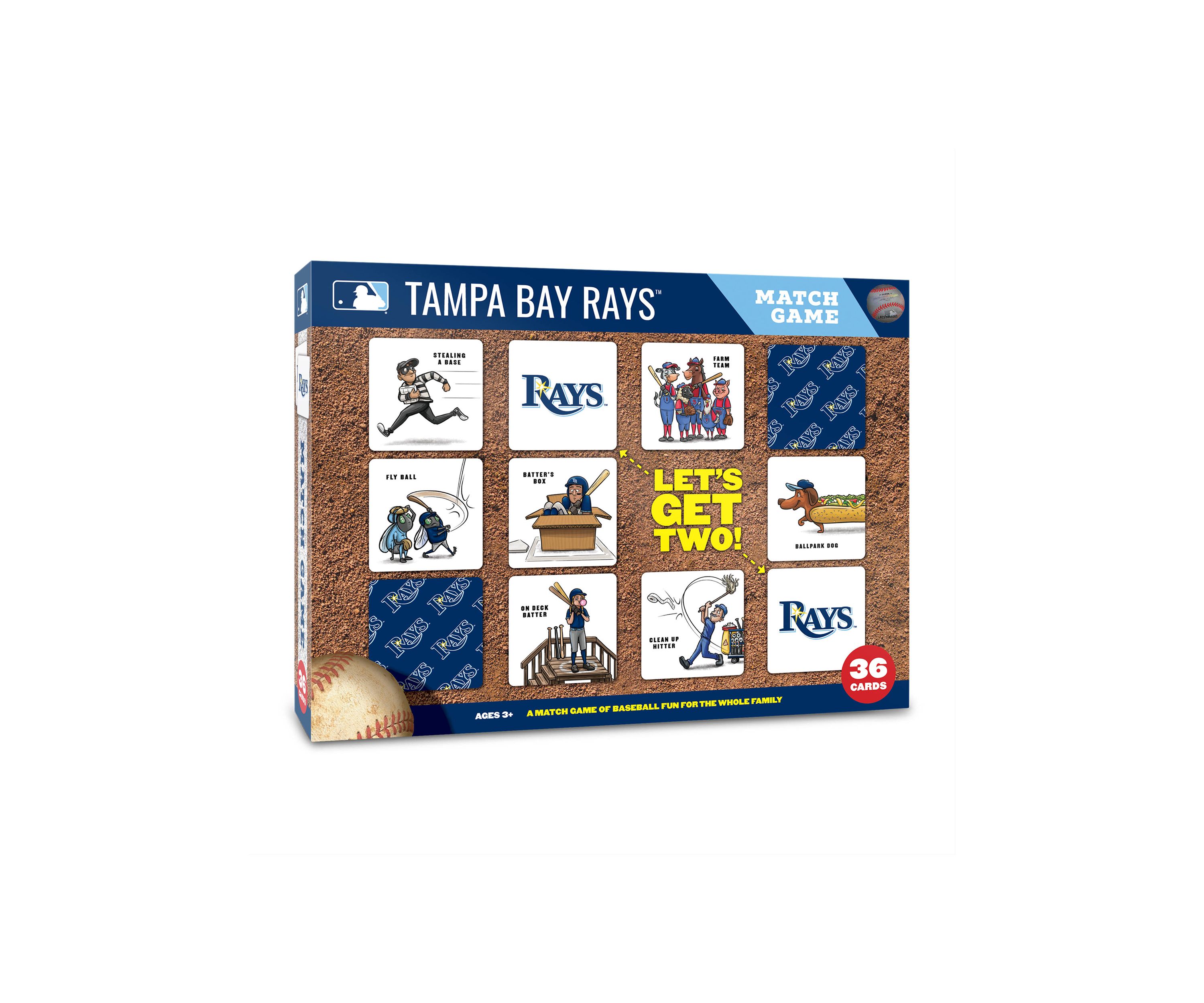 YouTheFan MLB Tampa Bay Rays Licensed Memory Match Game