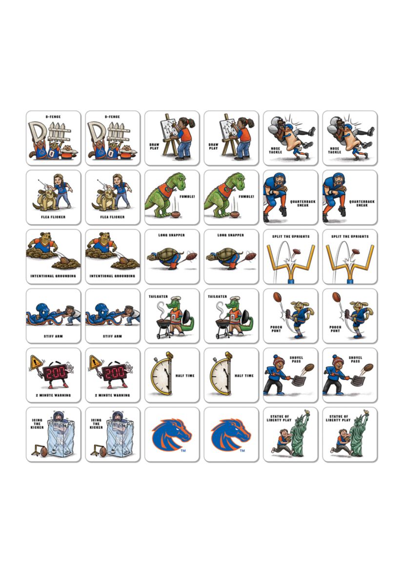 YouTheFan NCAA Boise State Broncos Licensed Memory Match Game
