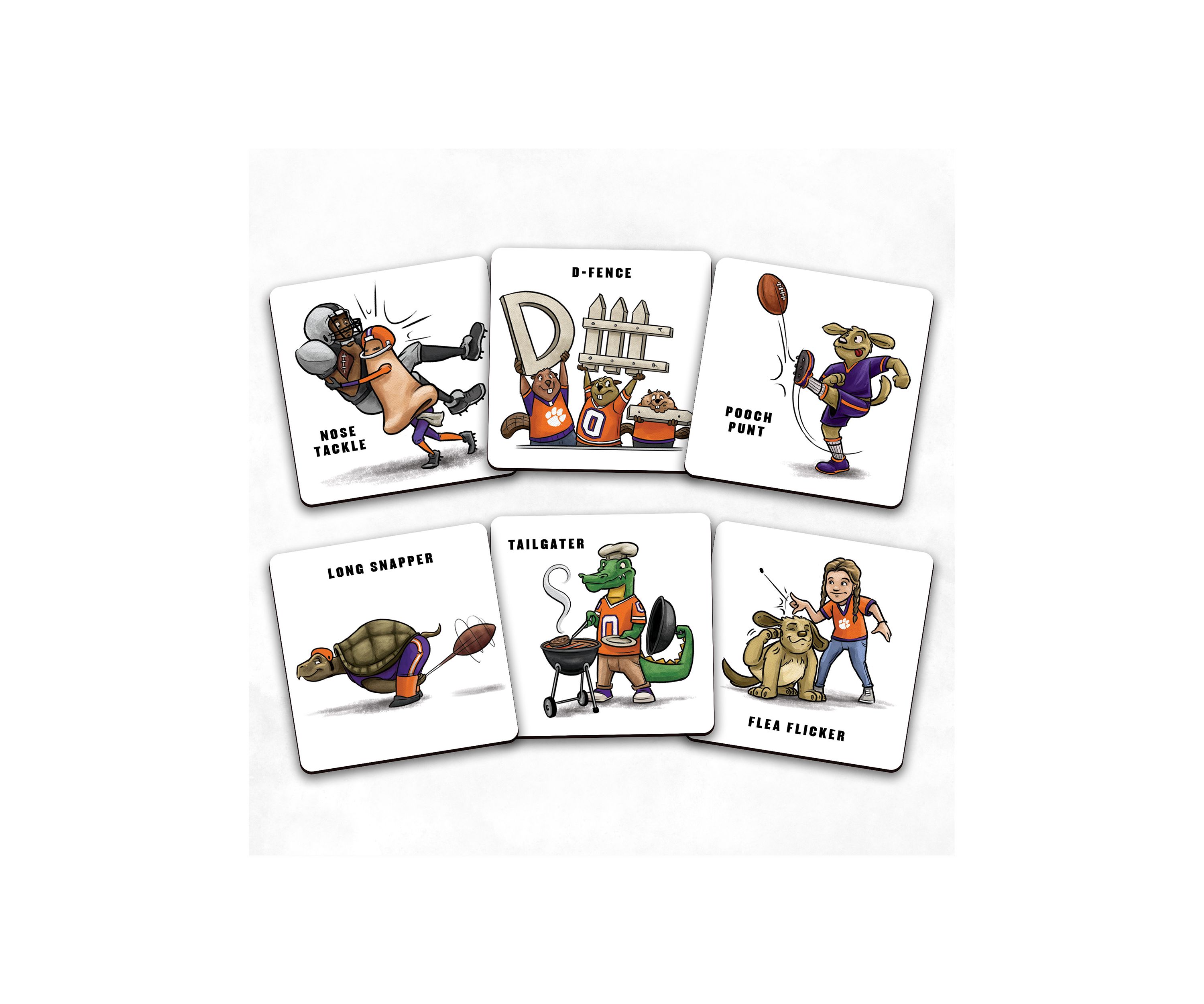 YouTheFan NCAA Clemson Tigers Licensed Memory Match Game