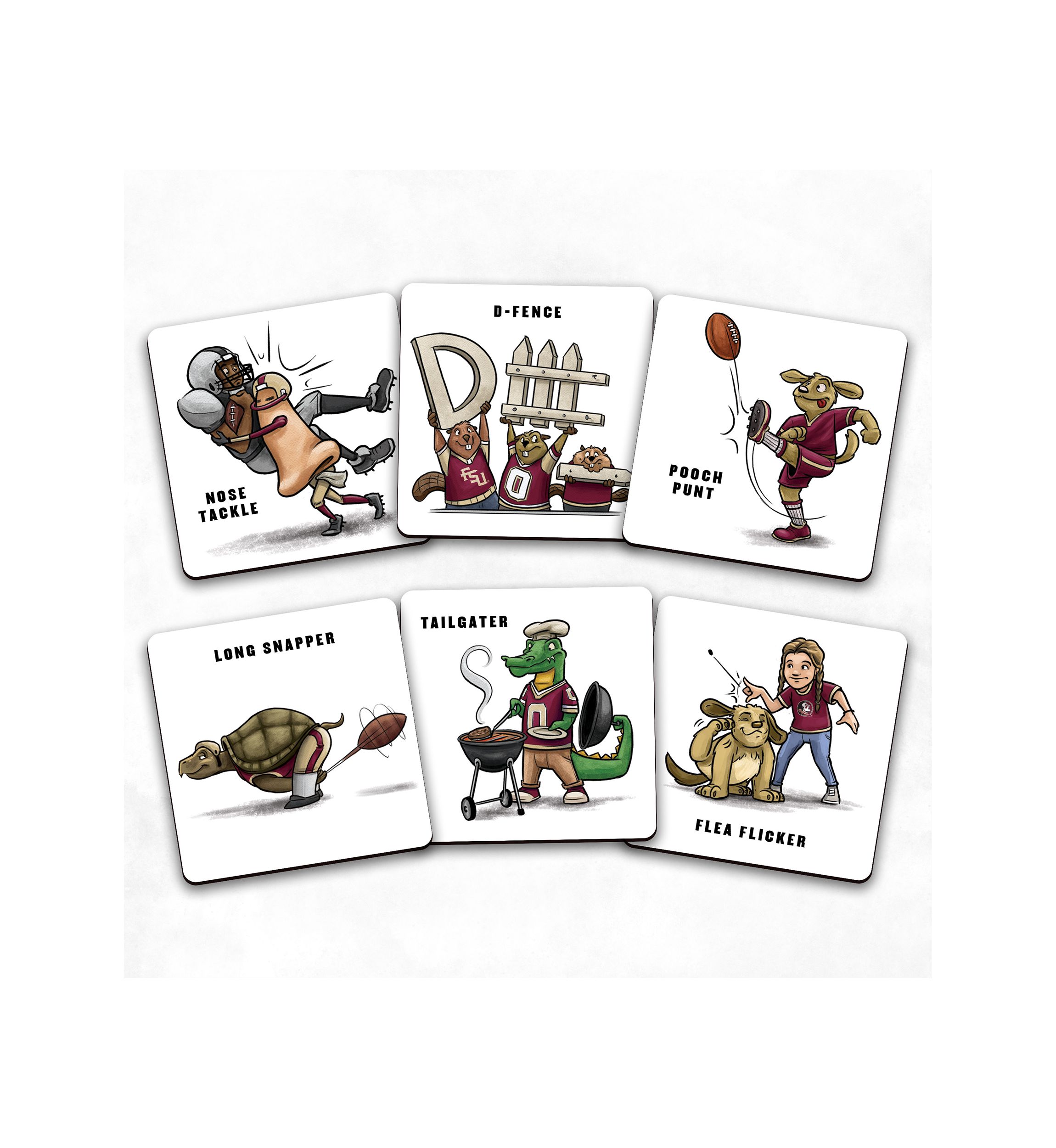 Florida State Seminoles YouTheFan NCAA Florida State Licensed Memory Match Game