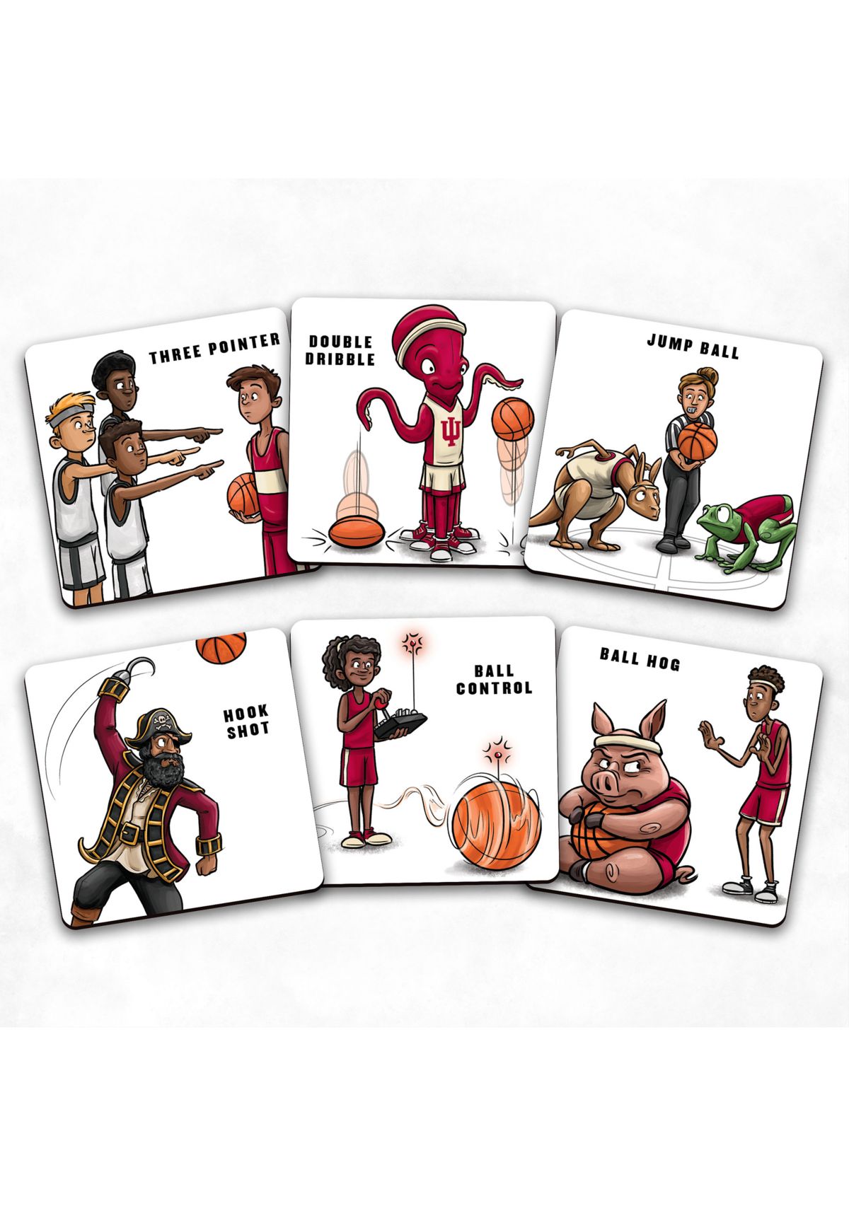 YouTheFan NCAA Indiana Hoosiers Licensed Memory Match Game