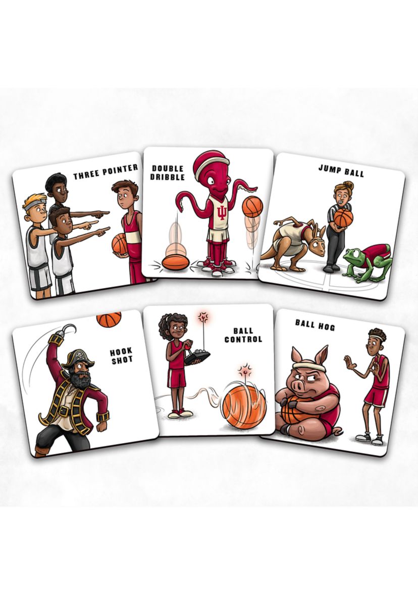 YouTheFan NCAA Indiana Hoosiers Licensed Memory Match Game