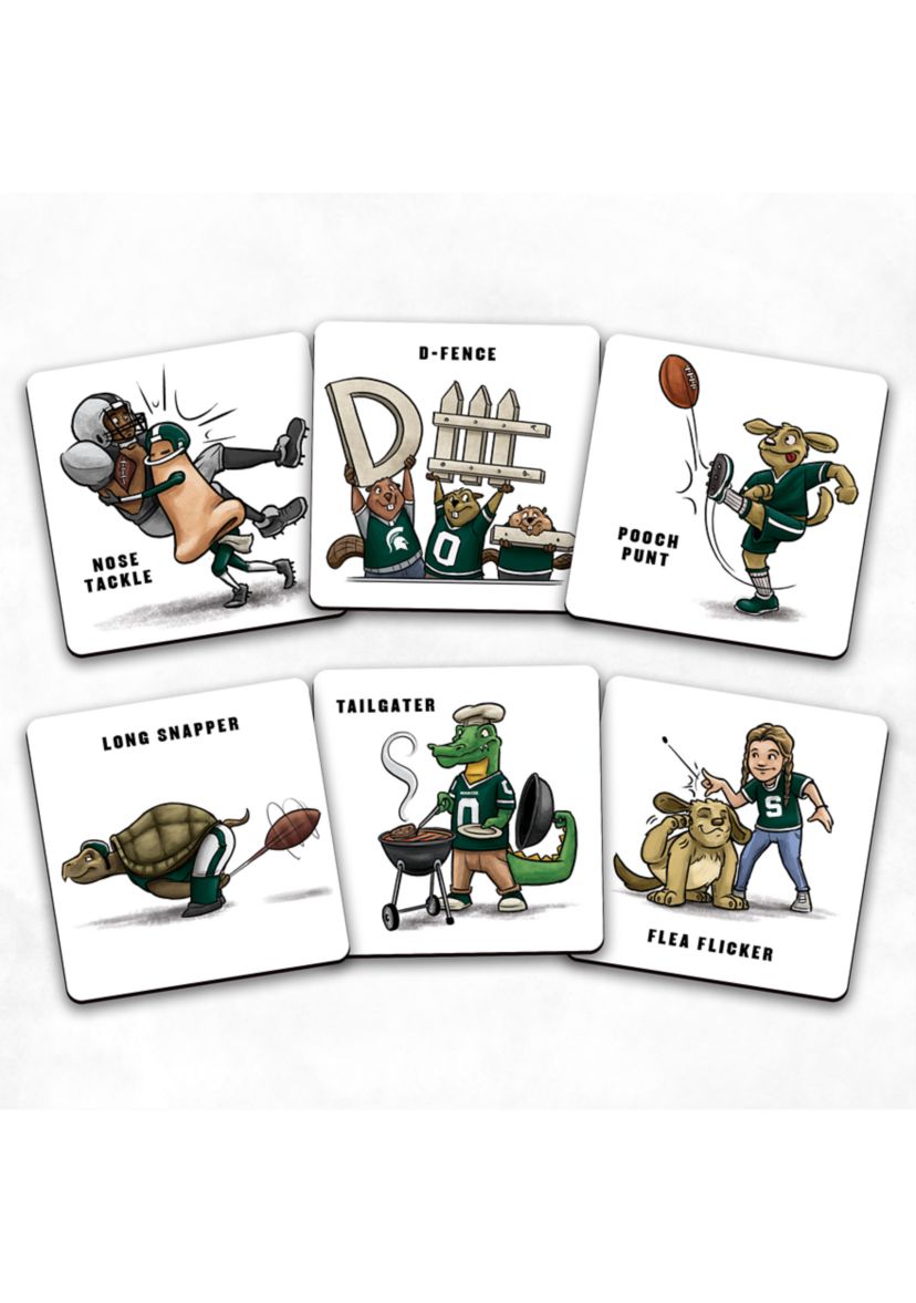 YouTheFan NCAA Michigan State Spartans Licensed Memory Match Game