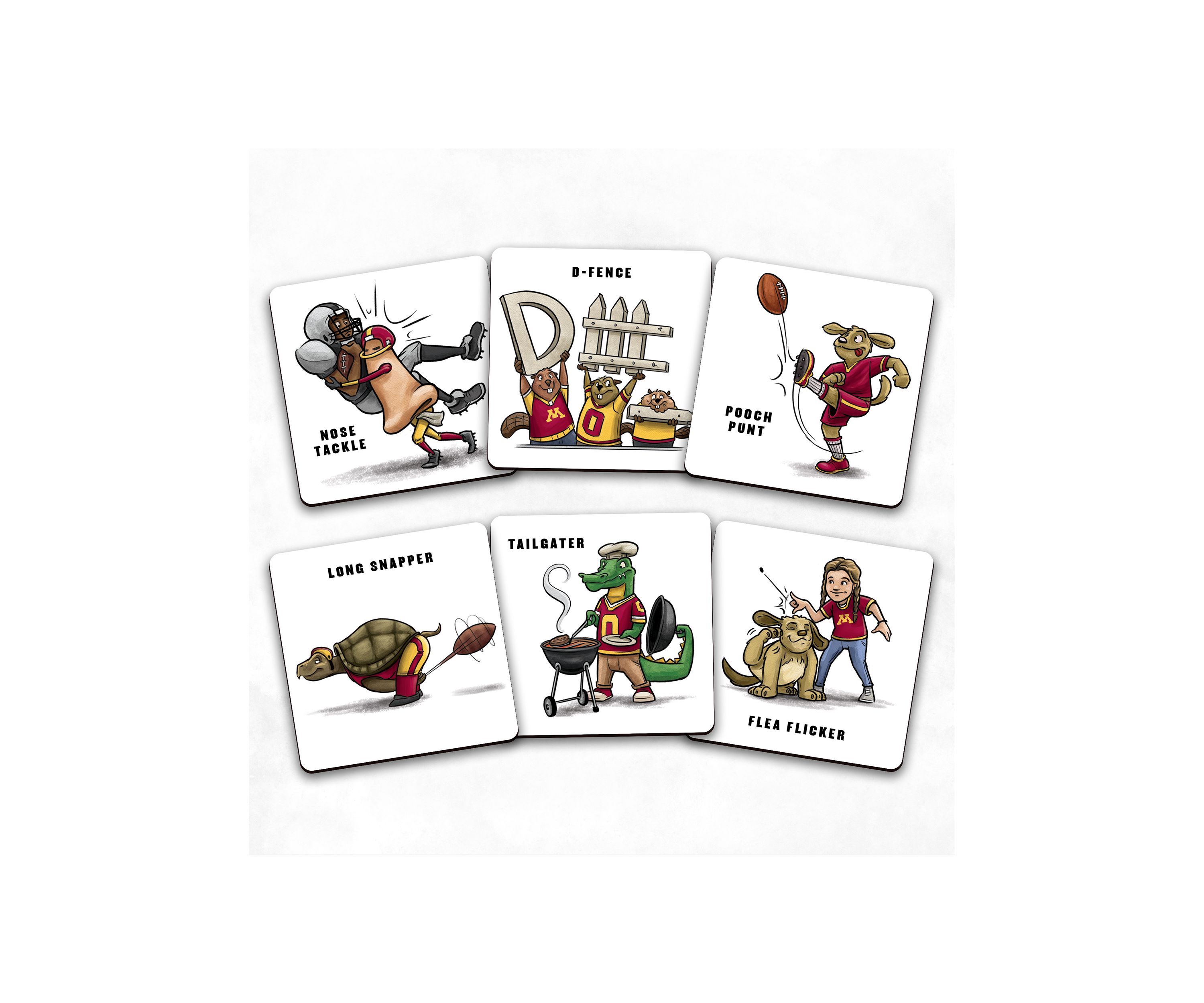 YouTheFan NCAA Minnesota Golden Gophers Licensed Memory Match Game