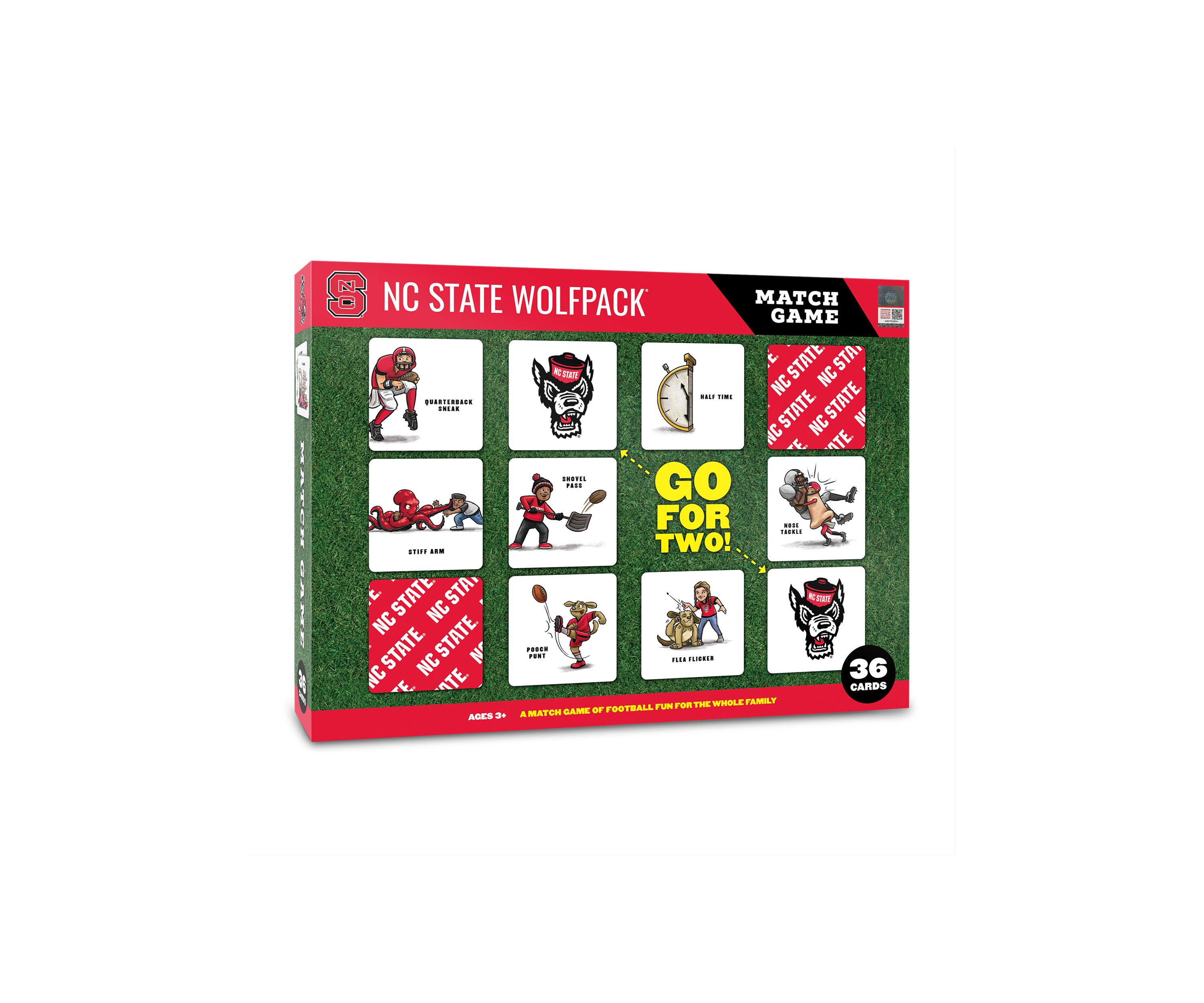 YouTheFan NCAA NC State Wolfpack Licensed Memory Match Game
