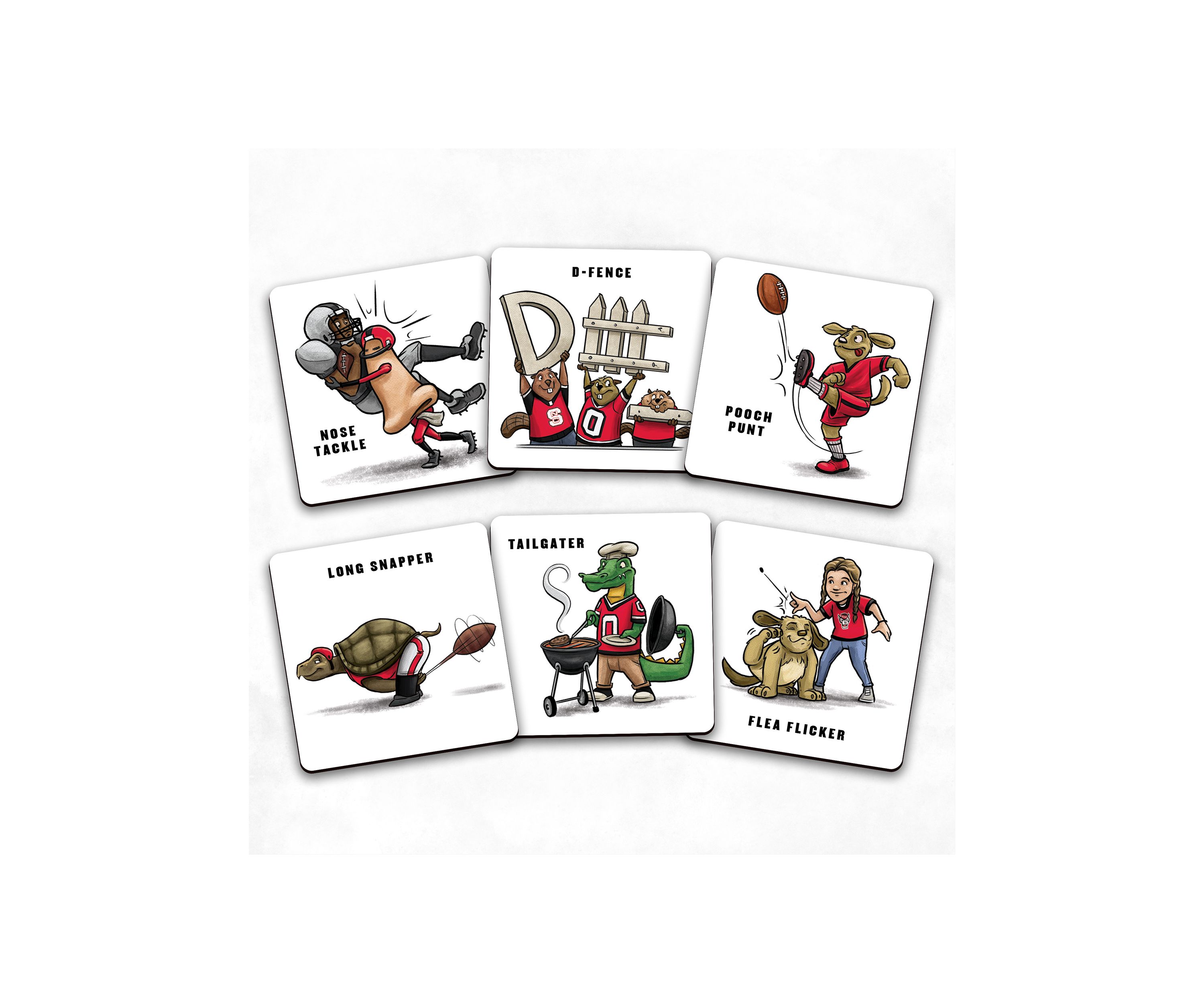 YouTheFan NCAA NC State Wolfpack Licensed Memory Match Game