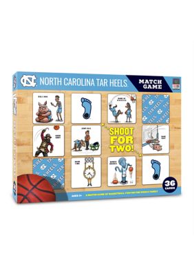 YouTheFan NCAA North Carolina Tar Heels Licensed Memory Match Game