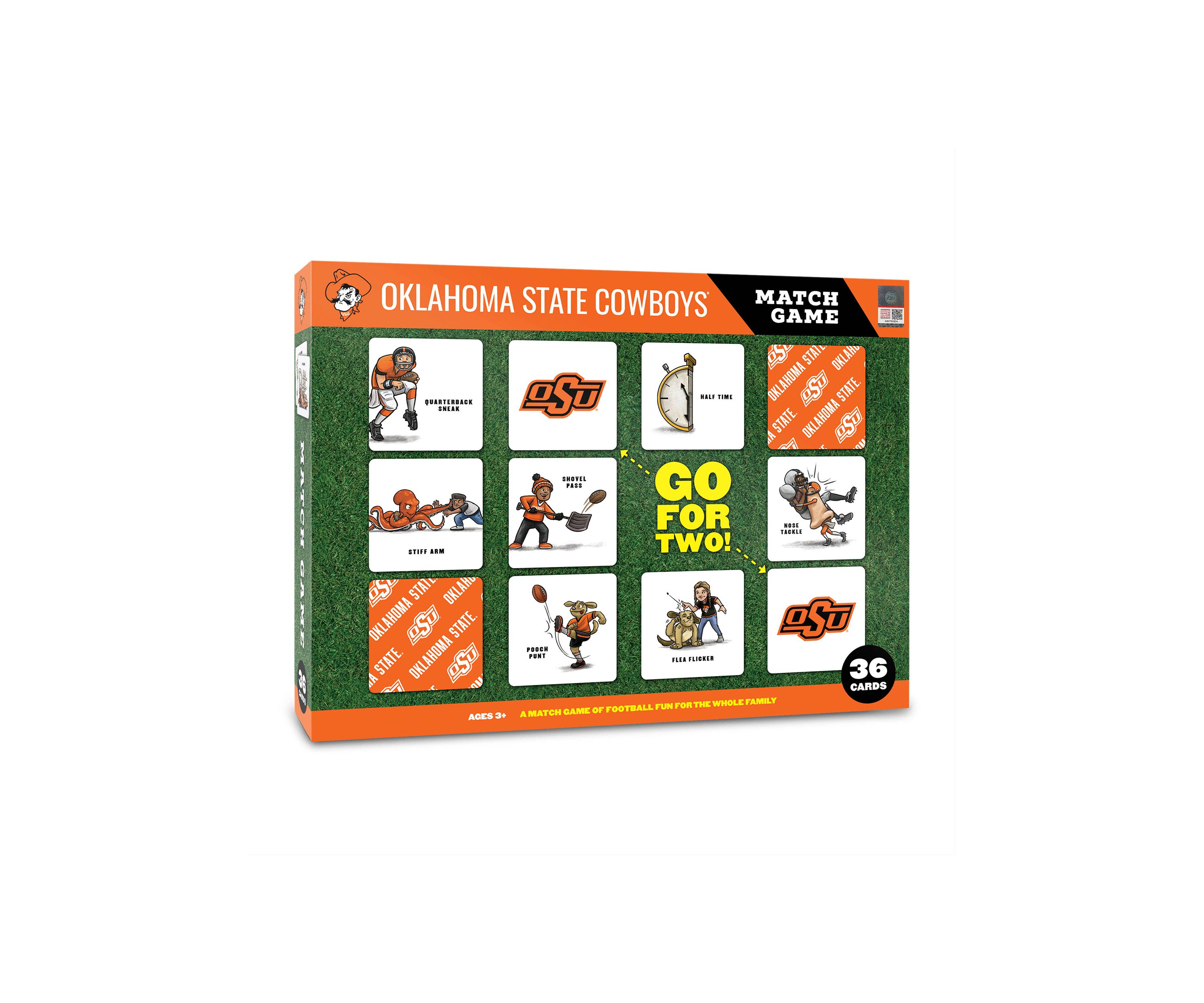 YouTheFan NCAA Oklahoma State Cowboys Licensed Memory Match Game