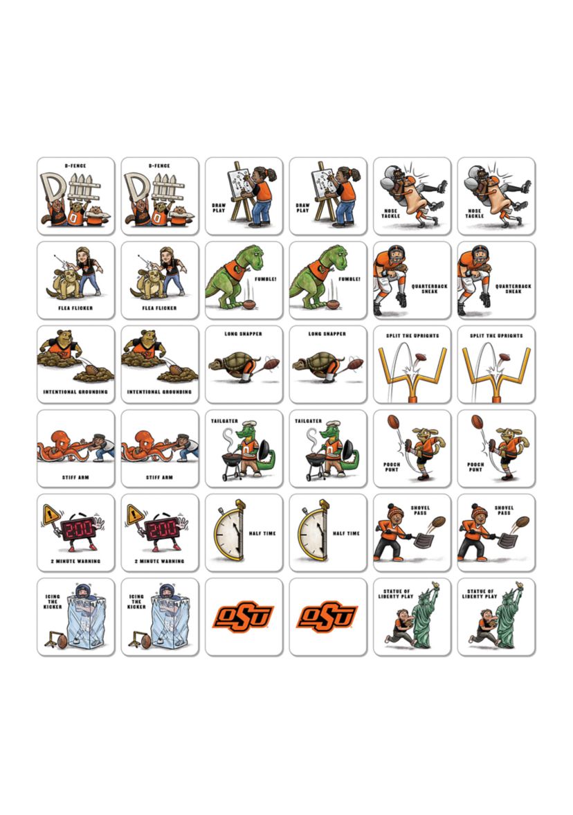 YouTheFan NCAA Oklahoma State Cowboys Licensed Memory Match Game