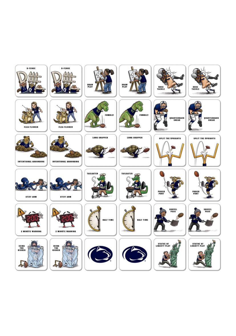 YouTheFan NCAA Penn State Nittany Lions Licensed Memory Match Game