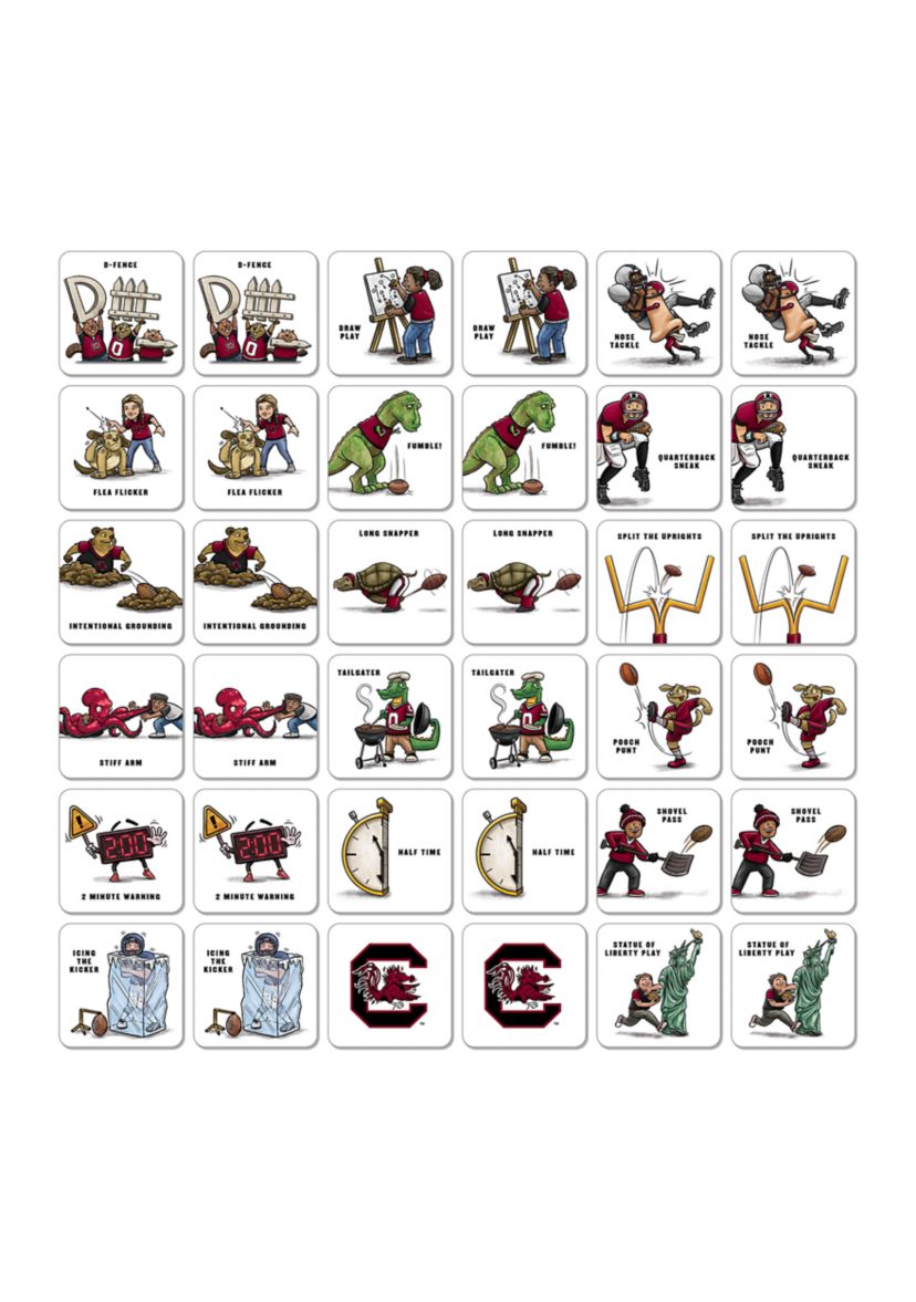 YouTheFan NCAA South Carolina Gamecocks Licensed Memory Match Game