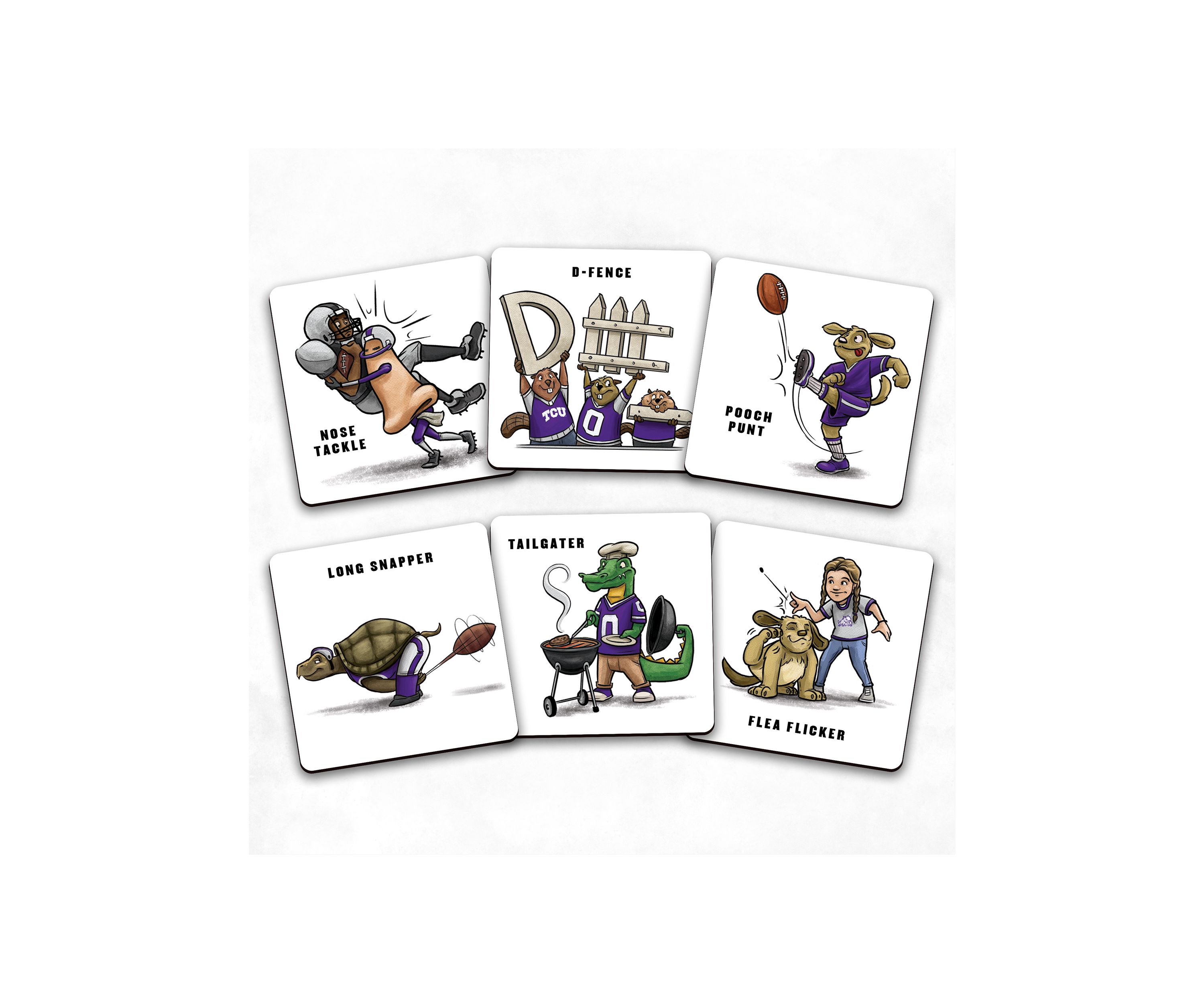 YouTheFan NCAA TCU Horned Frogs Licensed Memory Match Game