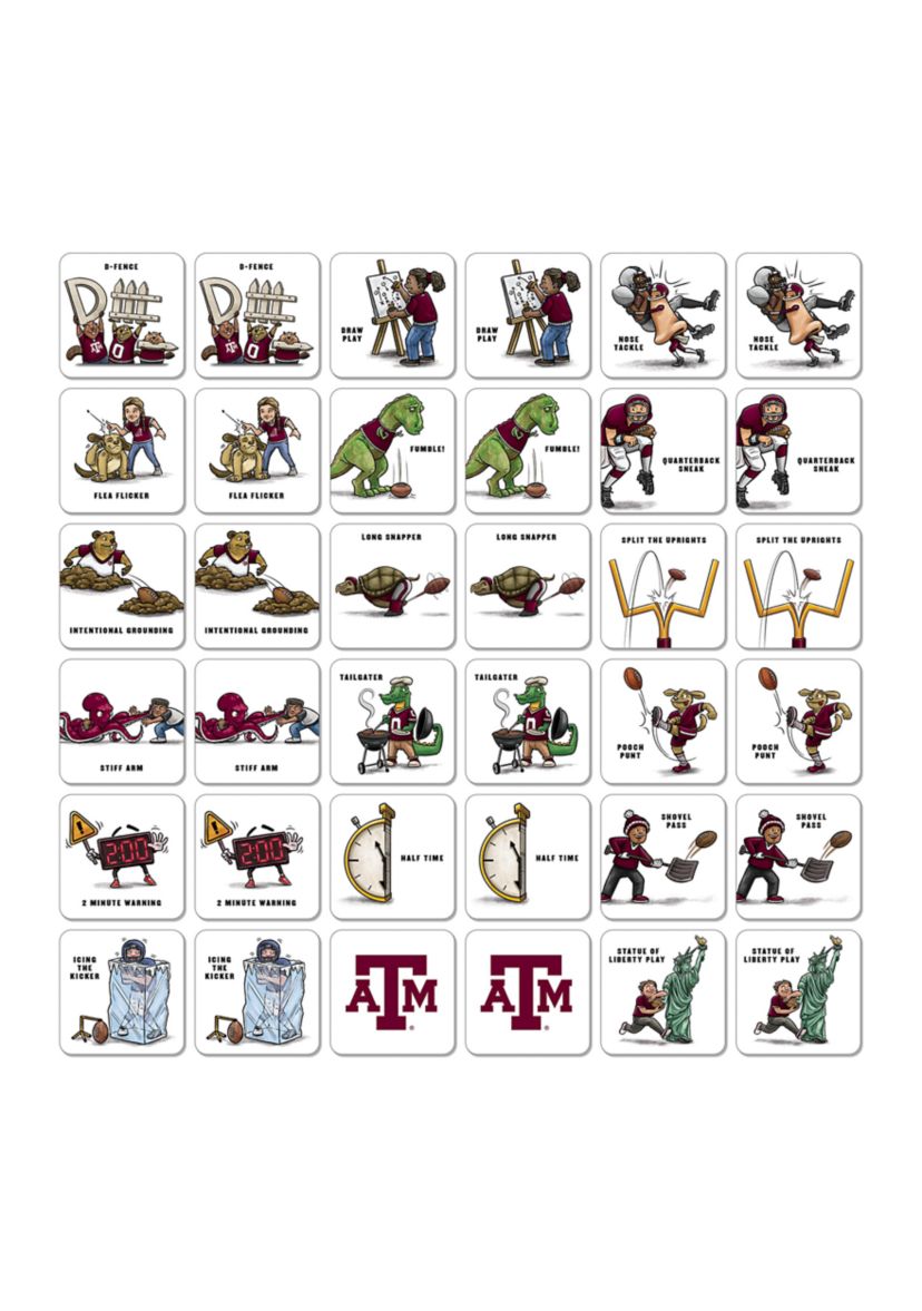 YouTheFan NCAA Texas A&M Aggies Licensed Memory Match Game