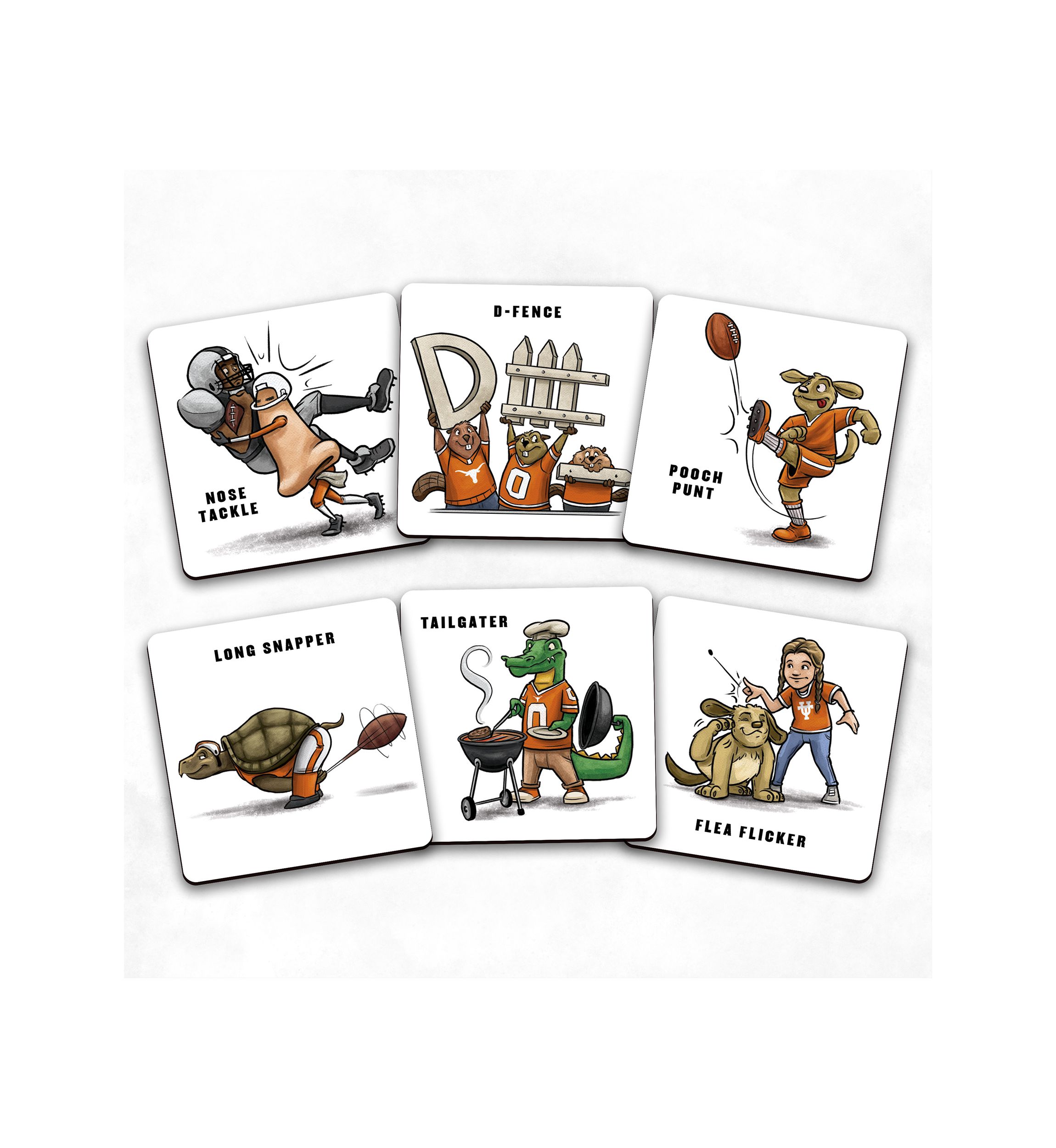 YouTheFan NCAA Texas Longhorns Licensed Memory Match Game