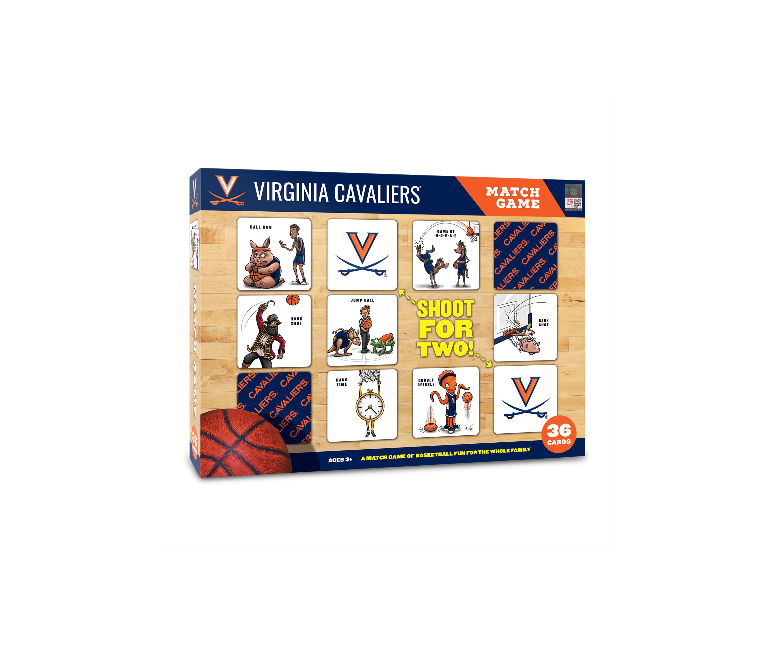 YouTheFan NCAA Virginia Cavaliers Licensed Memory Match Game