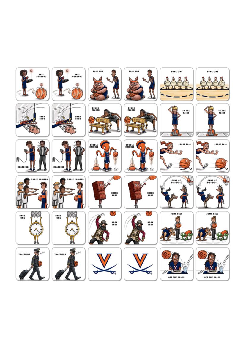 YouTheFan NCAA Virginia Cavaliers Licensed Memory Match Game