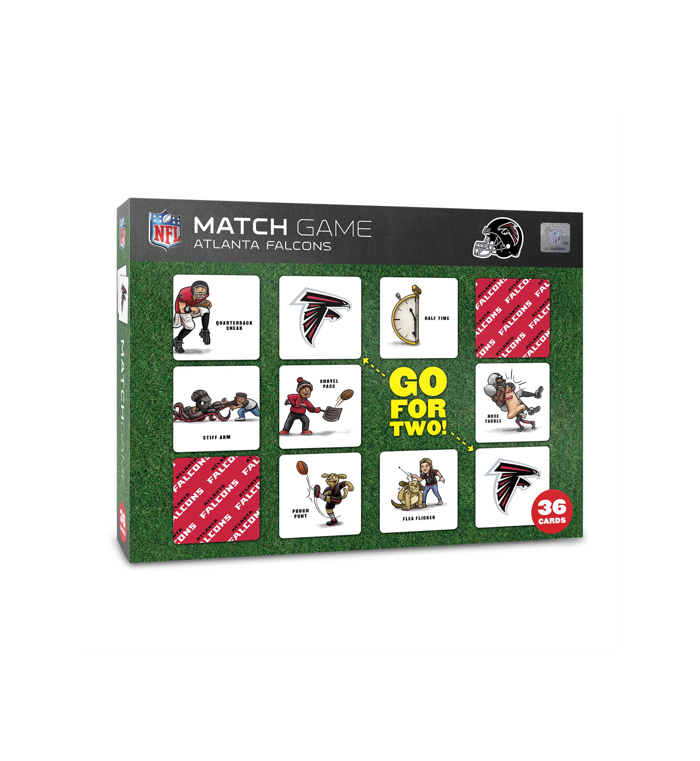YouTheFan NFL Atlanta Falcons Licensed Memory Match Game