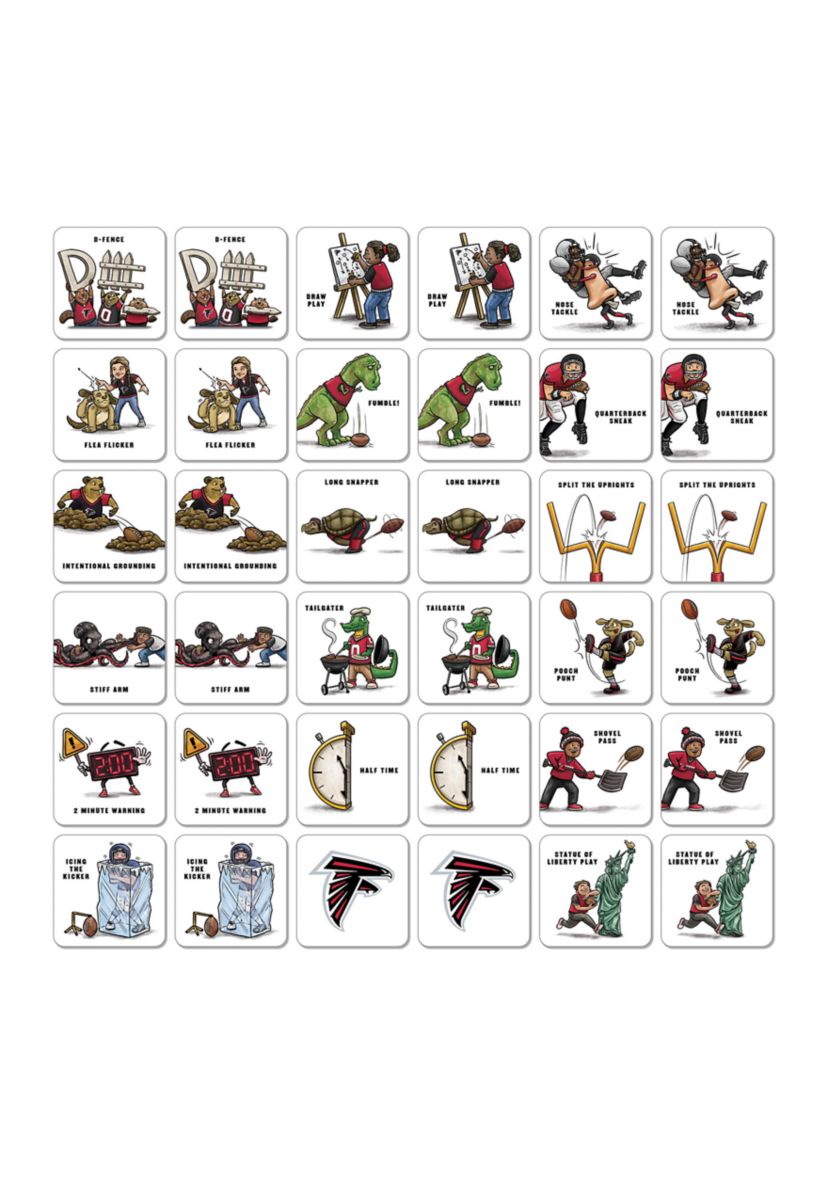YouTheFan NFL Atlanta Falcons Licensed Memory Match Game
