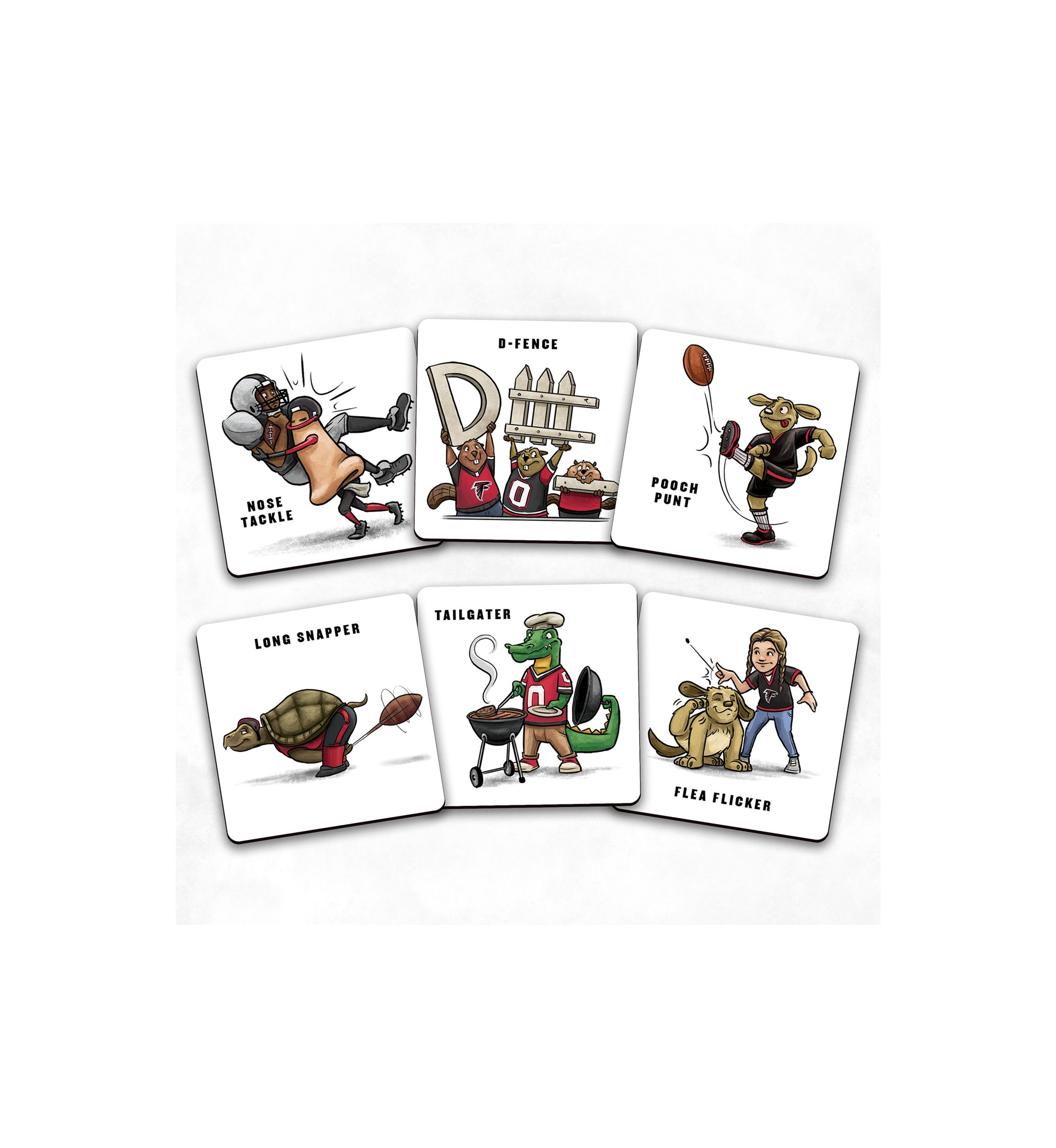 YouTheFan NFL Atlanta Falcons Licensed Memory Match Game