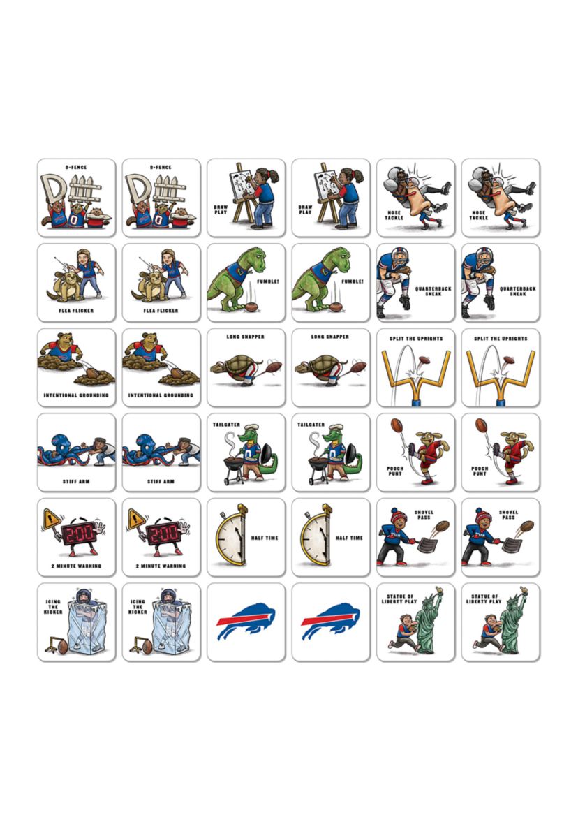 YouTheFan NFL Buffalo Bills Licensed Memory Match Game