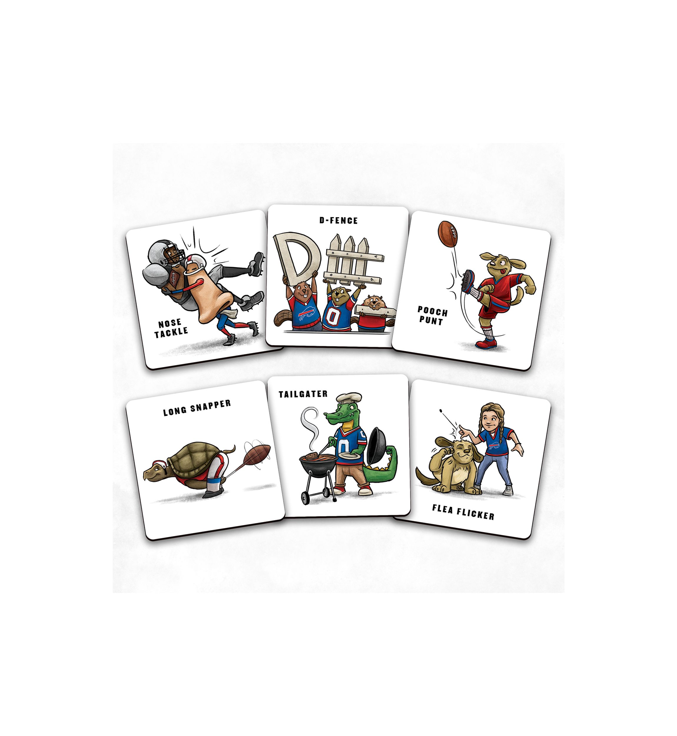 YouTheFan NFL Buffalo Bills Licensed Memory Match Game