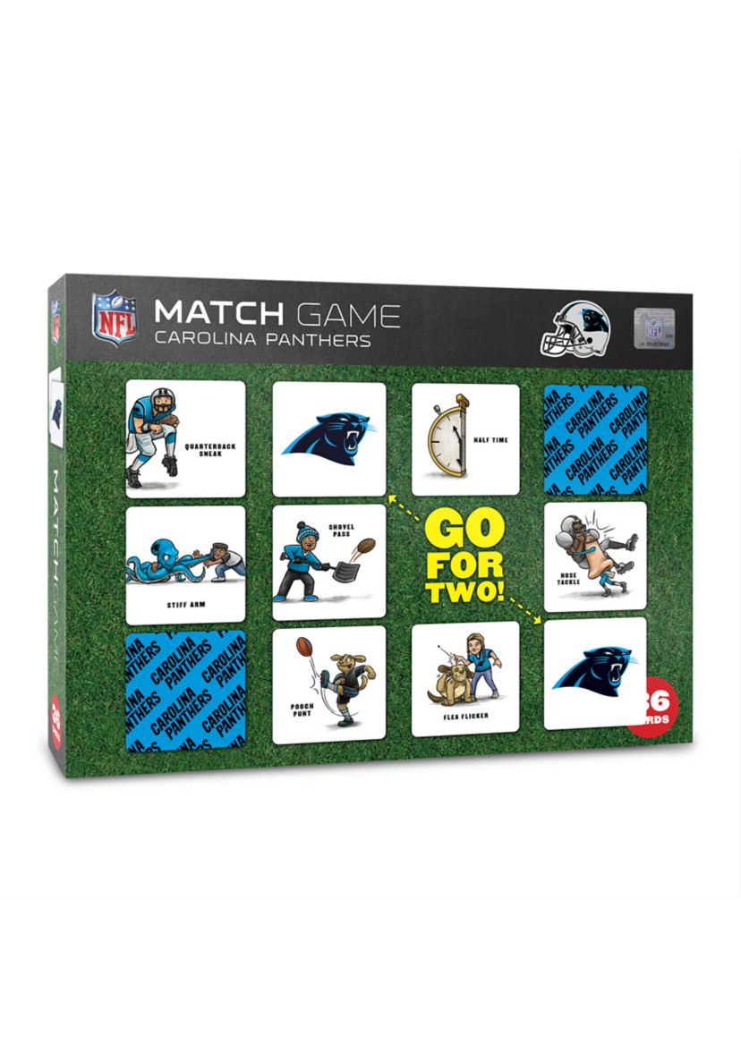 YouTheFan NFL Carolina Panthers Licensed Memory Match Game