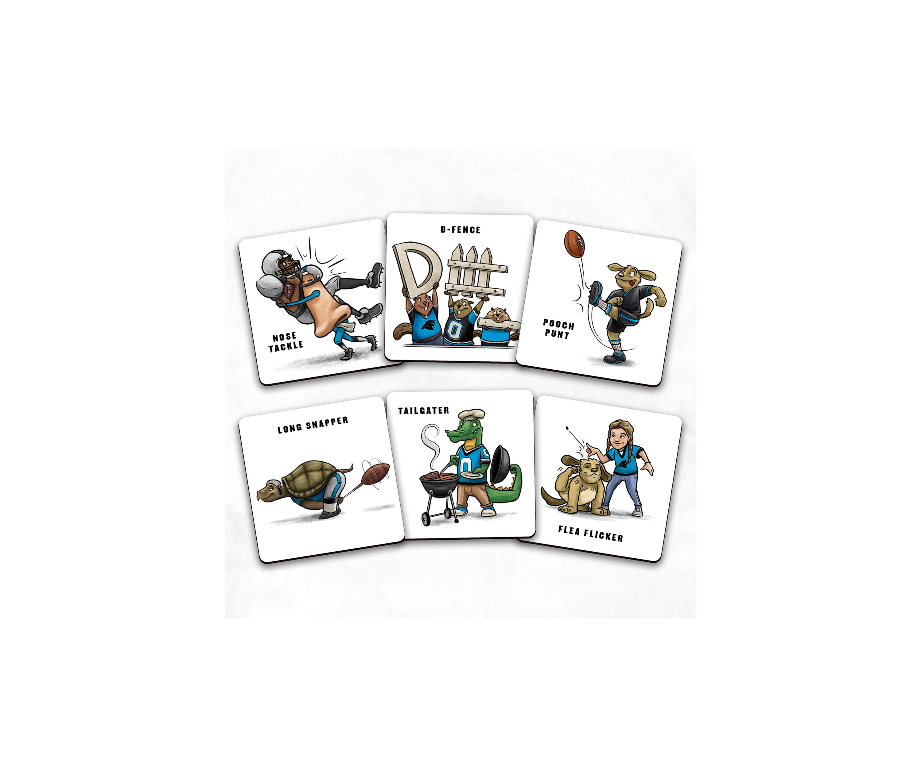 YouTheFan NFL Carolina Panthers Licensed Memory Match Game