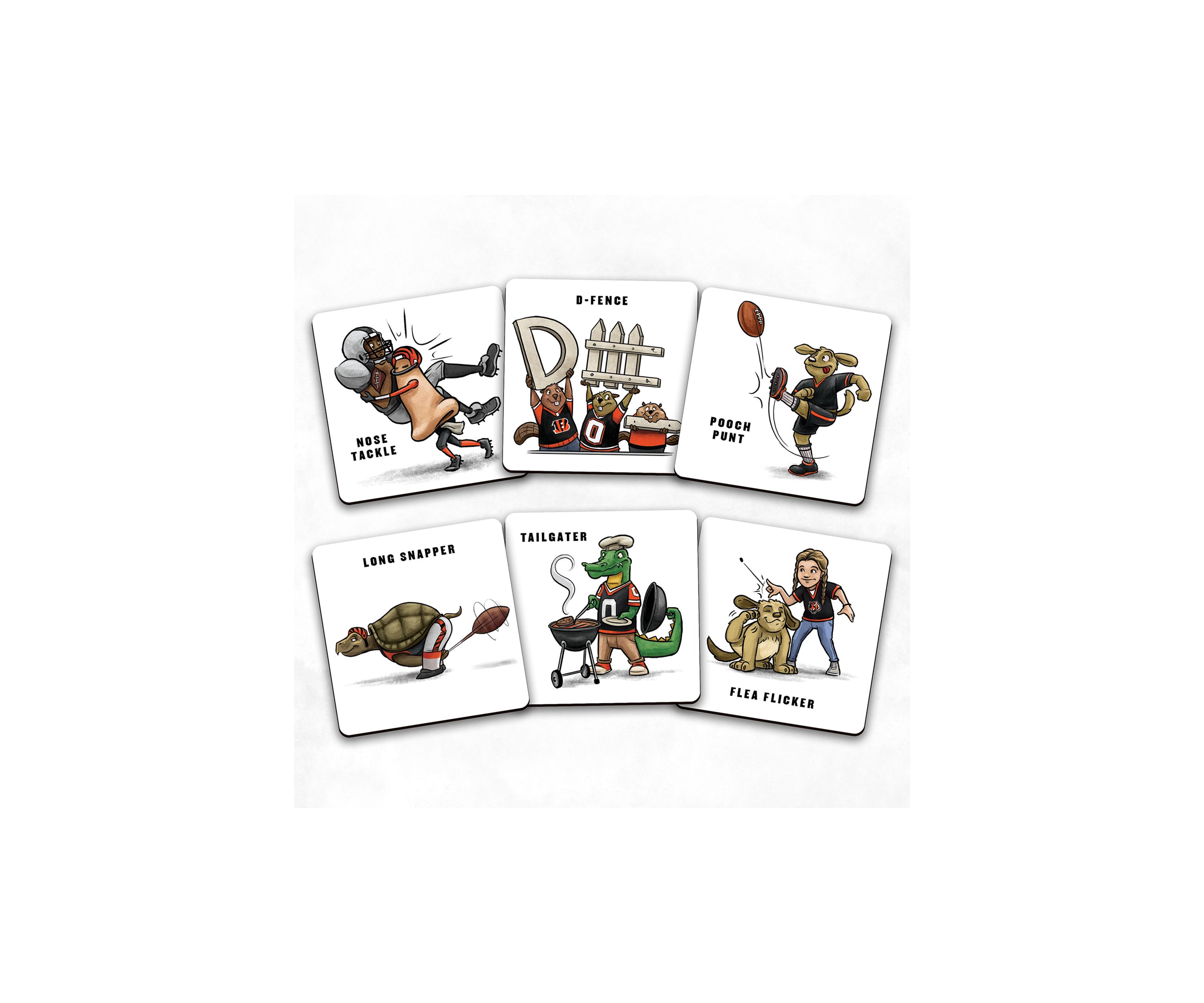 YouTheFan NFL Cincinnati Bengals Licensed Memory Match Game