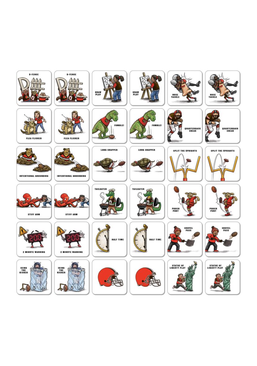 YouTheFan NFL Cleveland Browns Licensed Memory Match Game