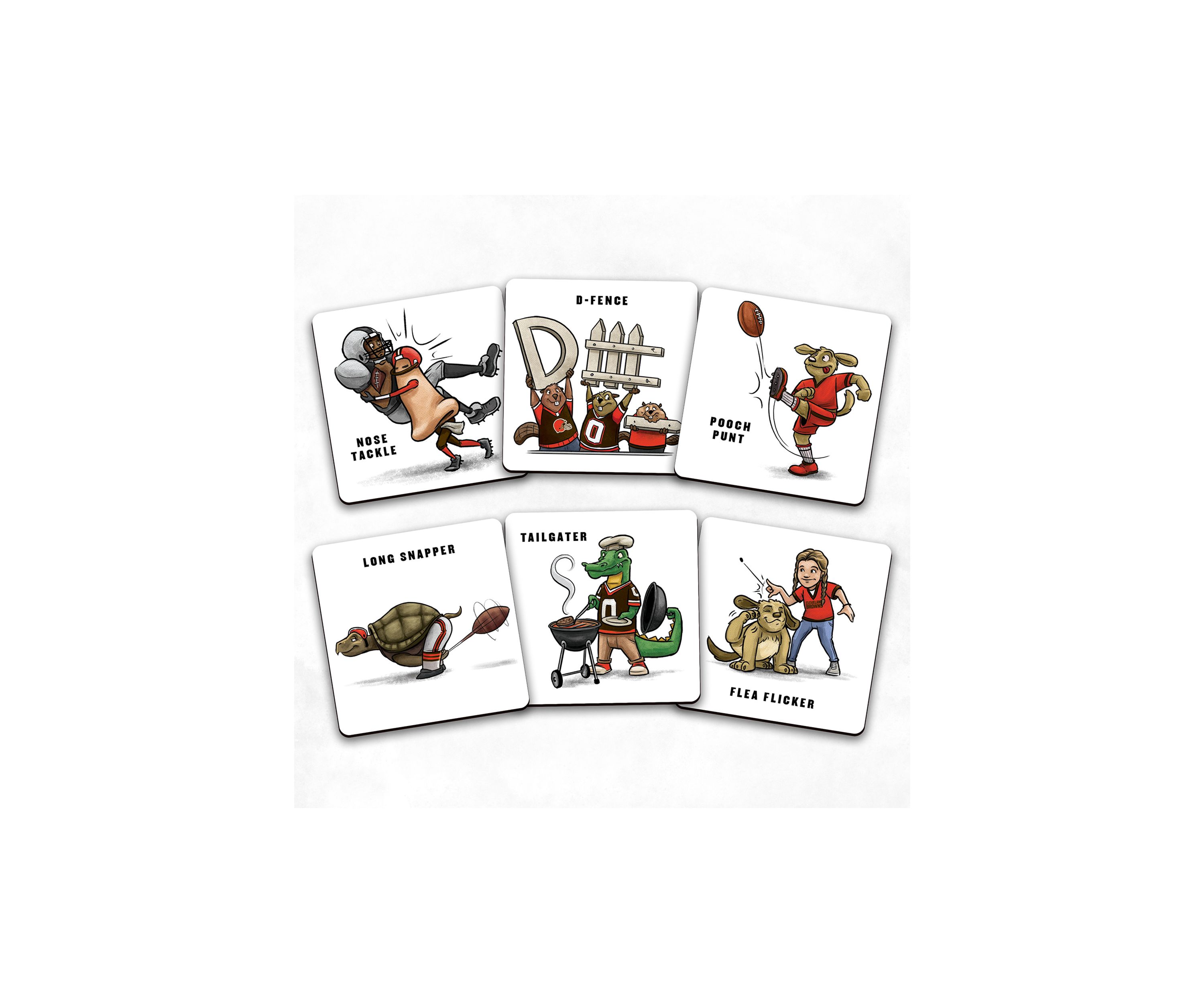 YouTheFan NFL Cleveland Browns Licensed Memory Match Game