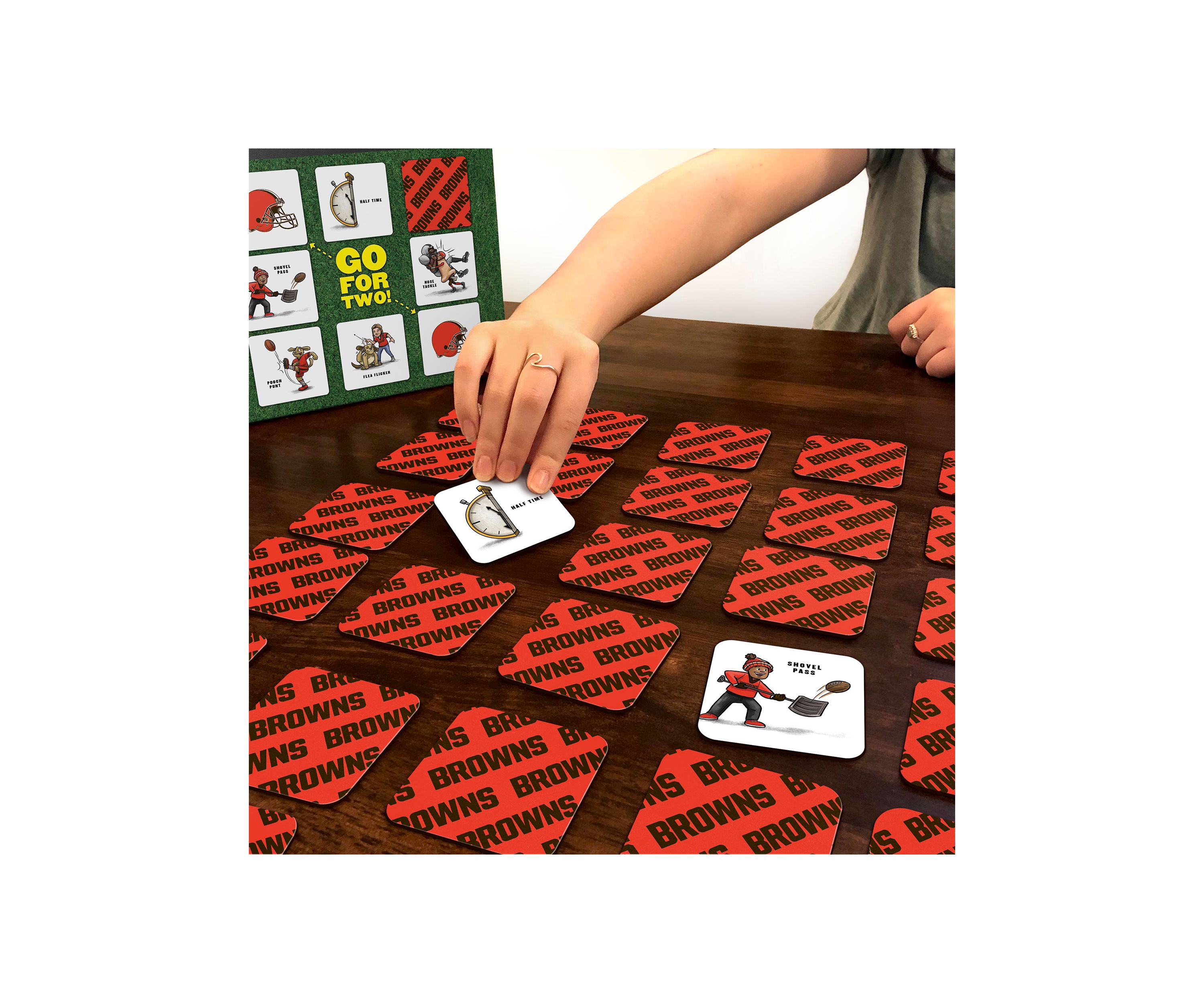 YouTheFan NFL Cleveland Browns Licensed Memory Match Game