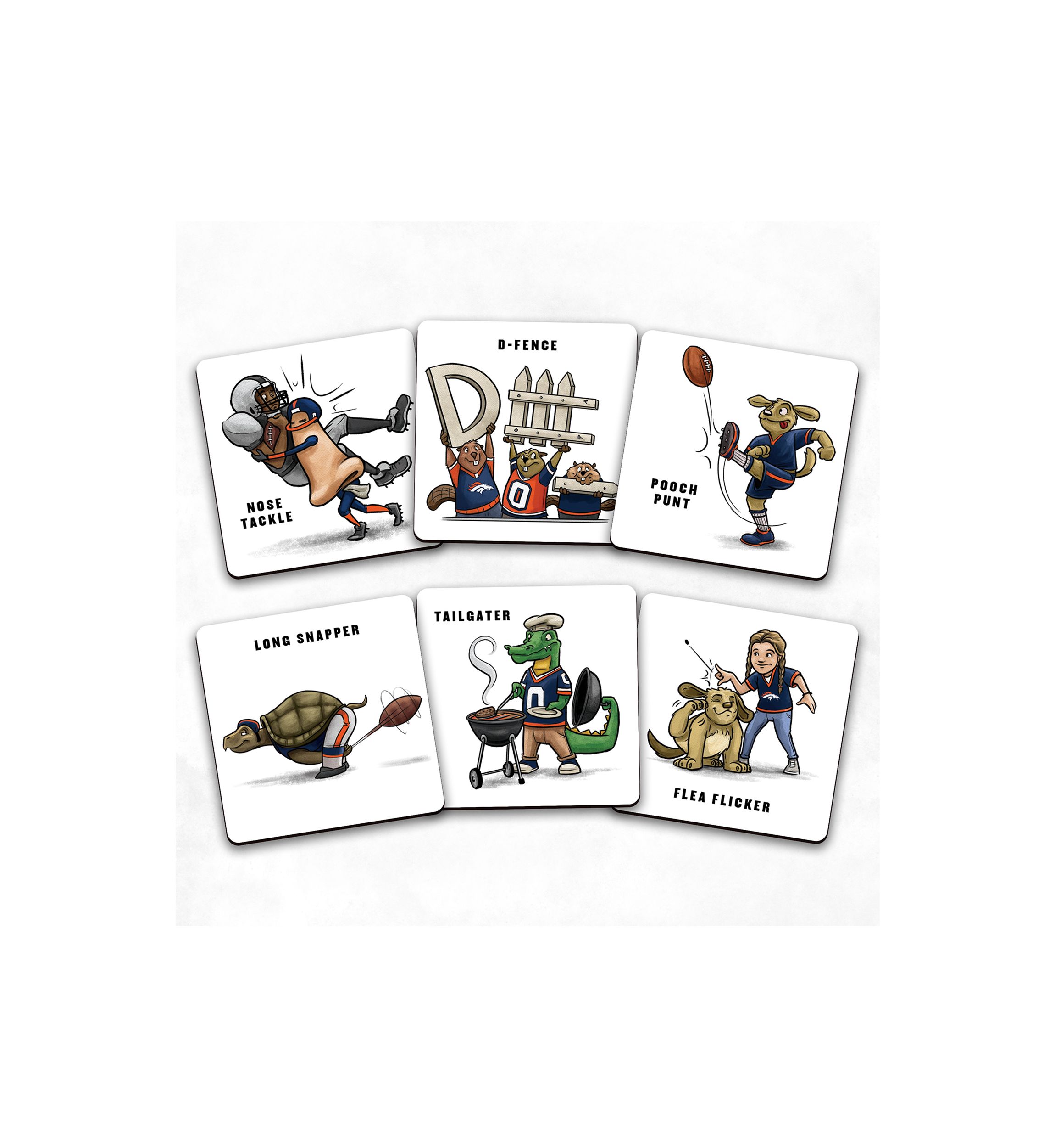 YouTheFan NFL Denver Broncos Licensed Memory Match Game