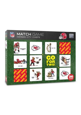 YouTheFan NFL Kansas City Chiefs Licensed Memory Match Game