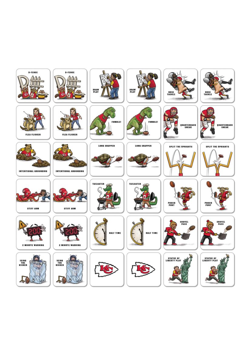 YouTheFan NFL Kansas City Chiefs Licensed Memory Match Game