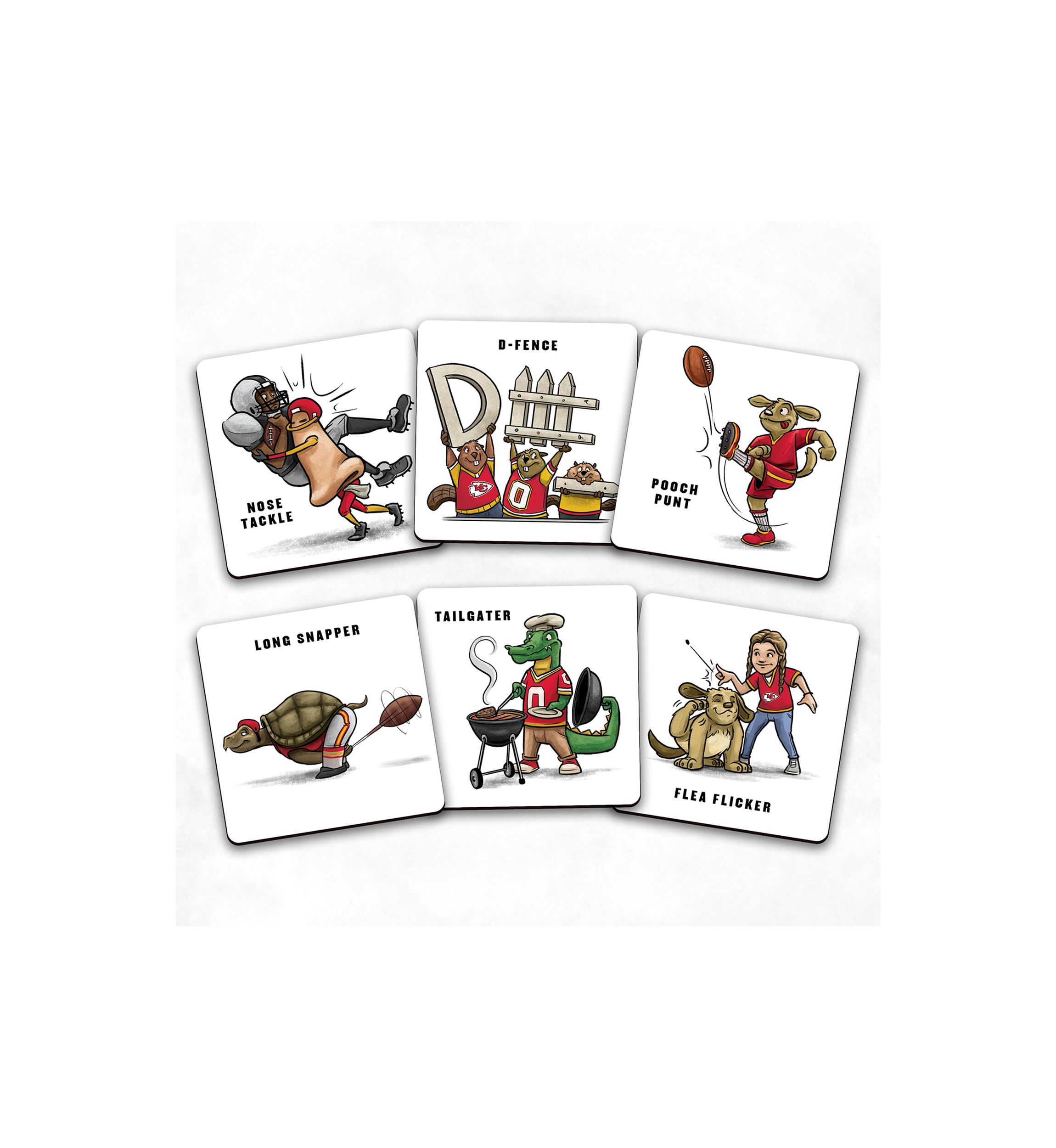 YouTheFan NFL Kansas City Chiefs Licensed Memory Match Game