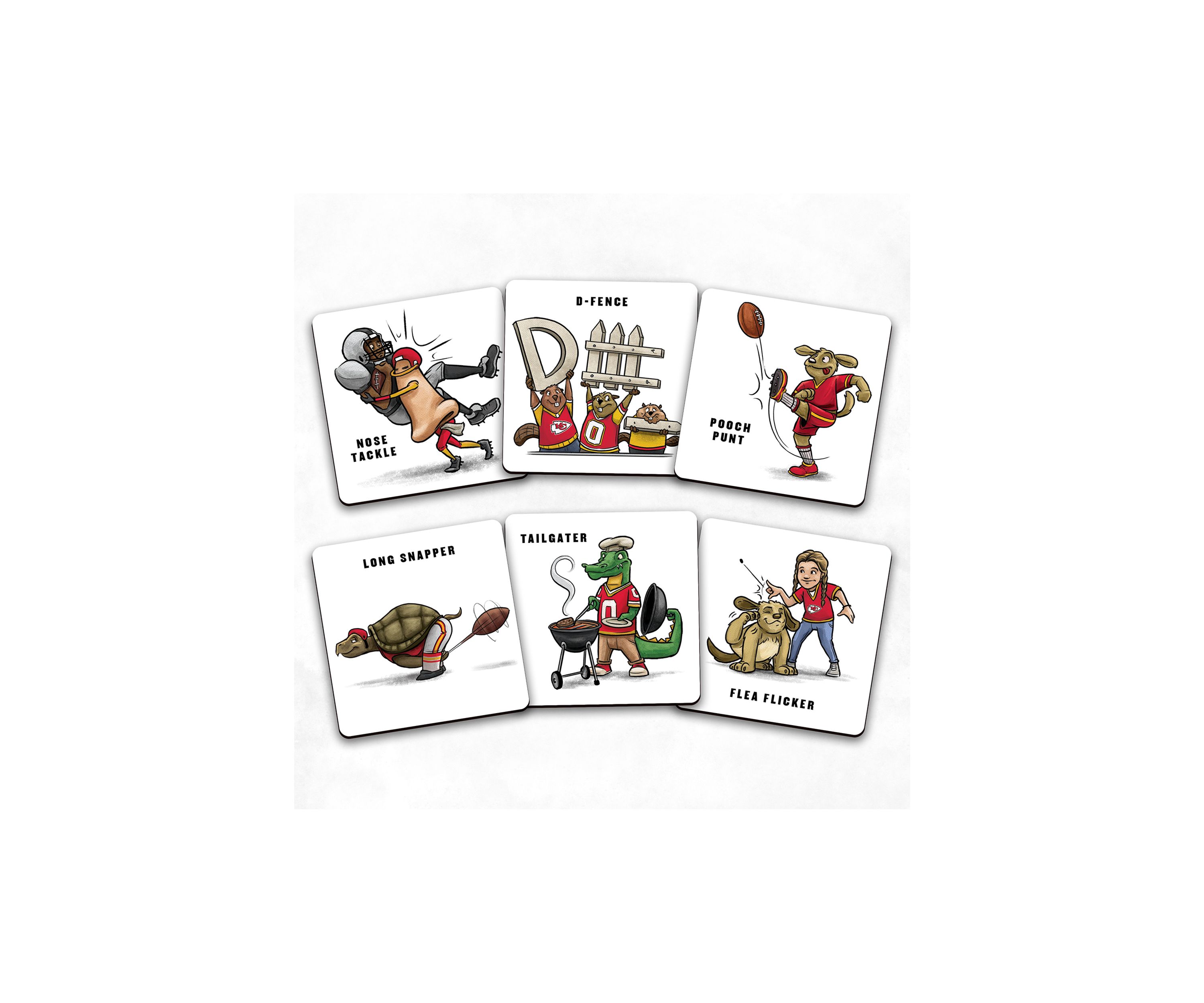 YouTheFan NFL Kansas City Chiefs Licensed Memory Match Game