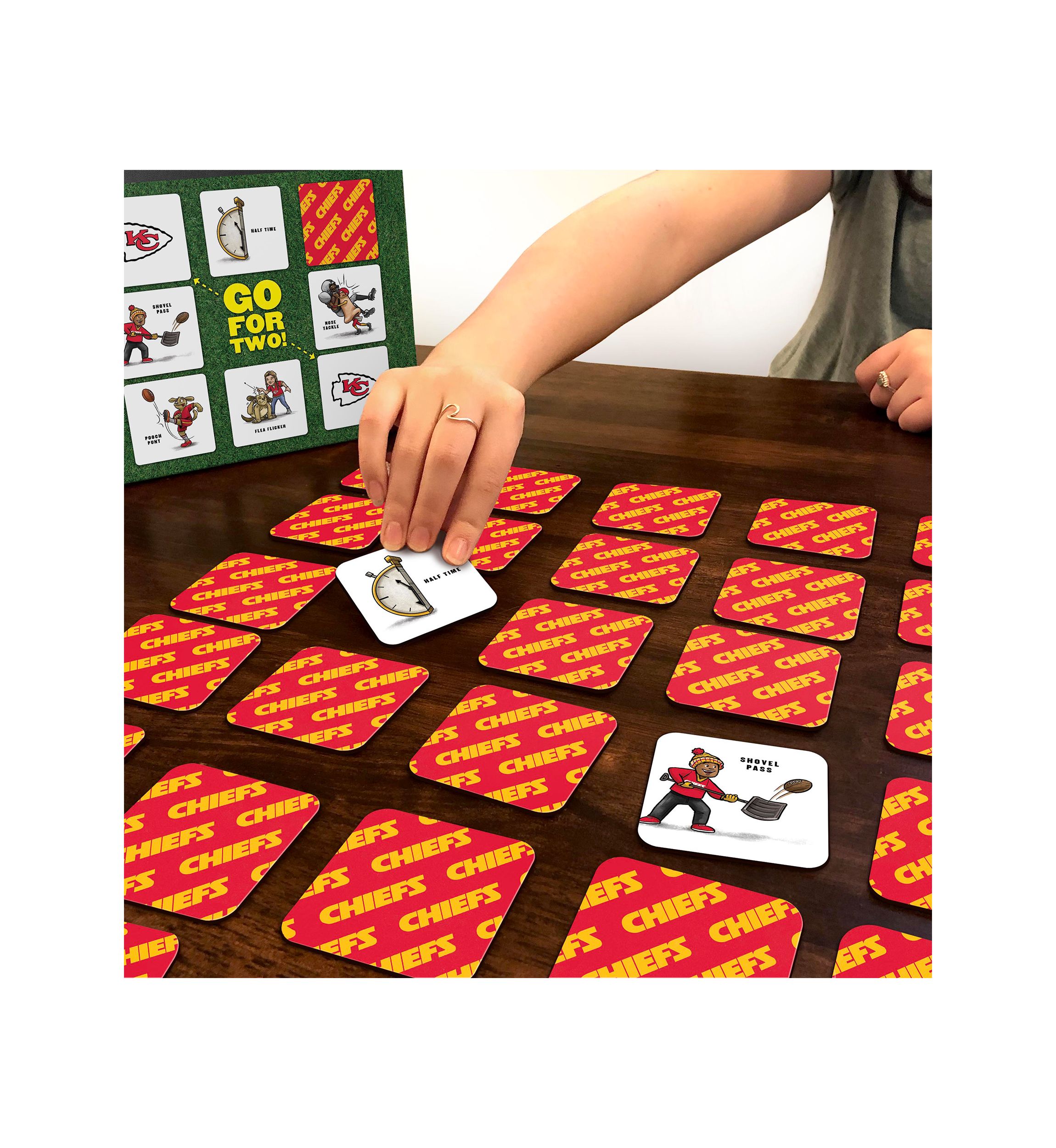 YouTheFan NFL Kansas City Chiefs Licensed Memory Match Game